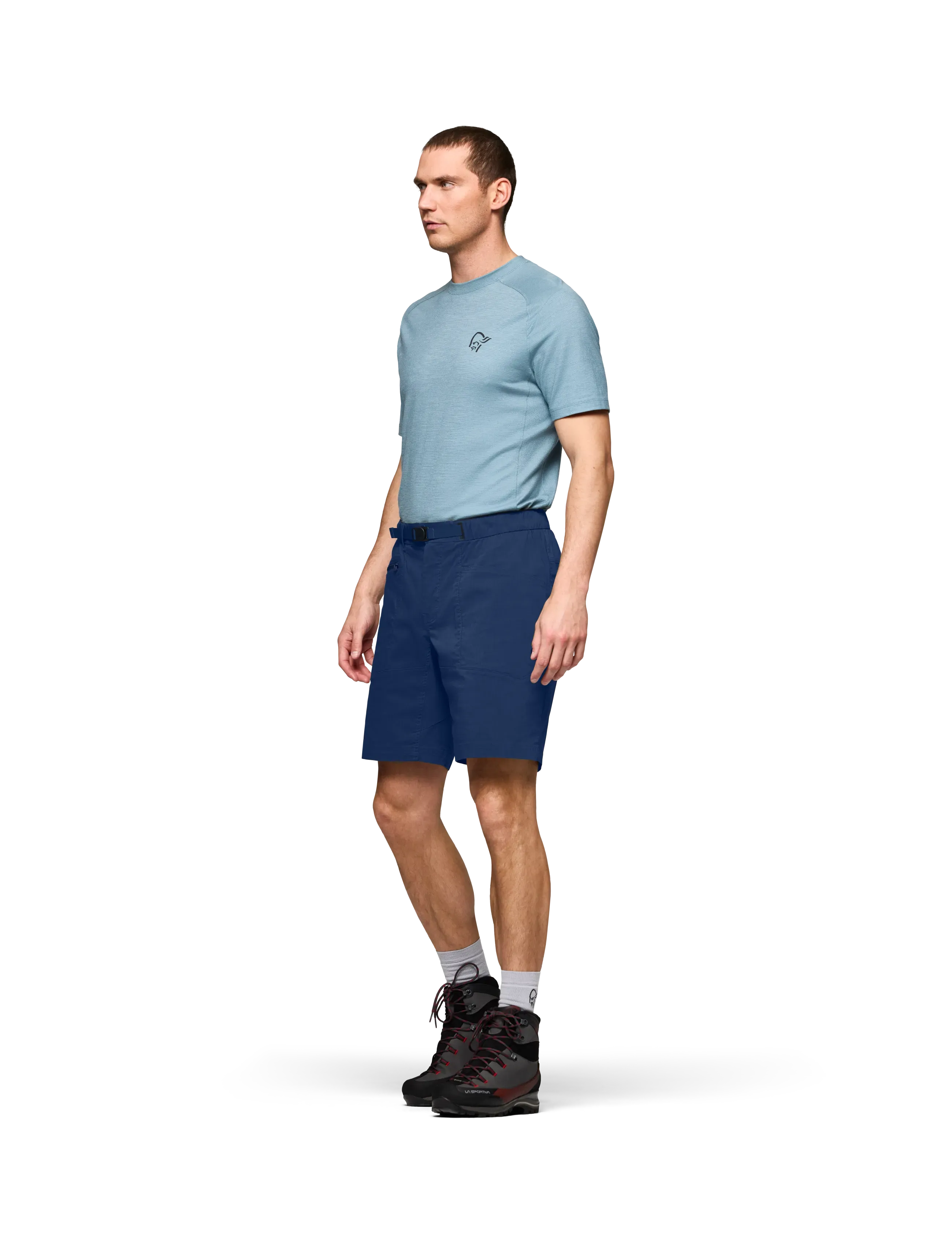 Norrøna - femund mid cotton Shorts M's - outdoorshorts - indigo night - 4