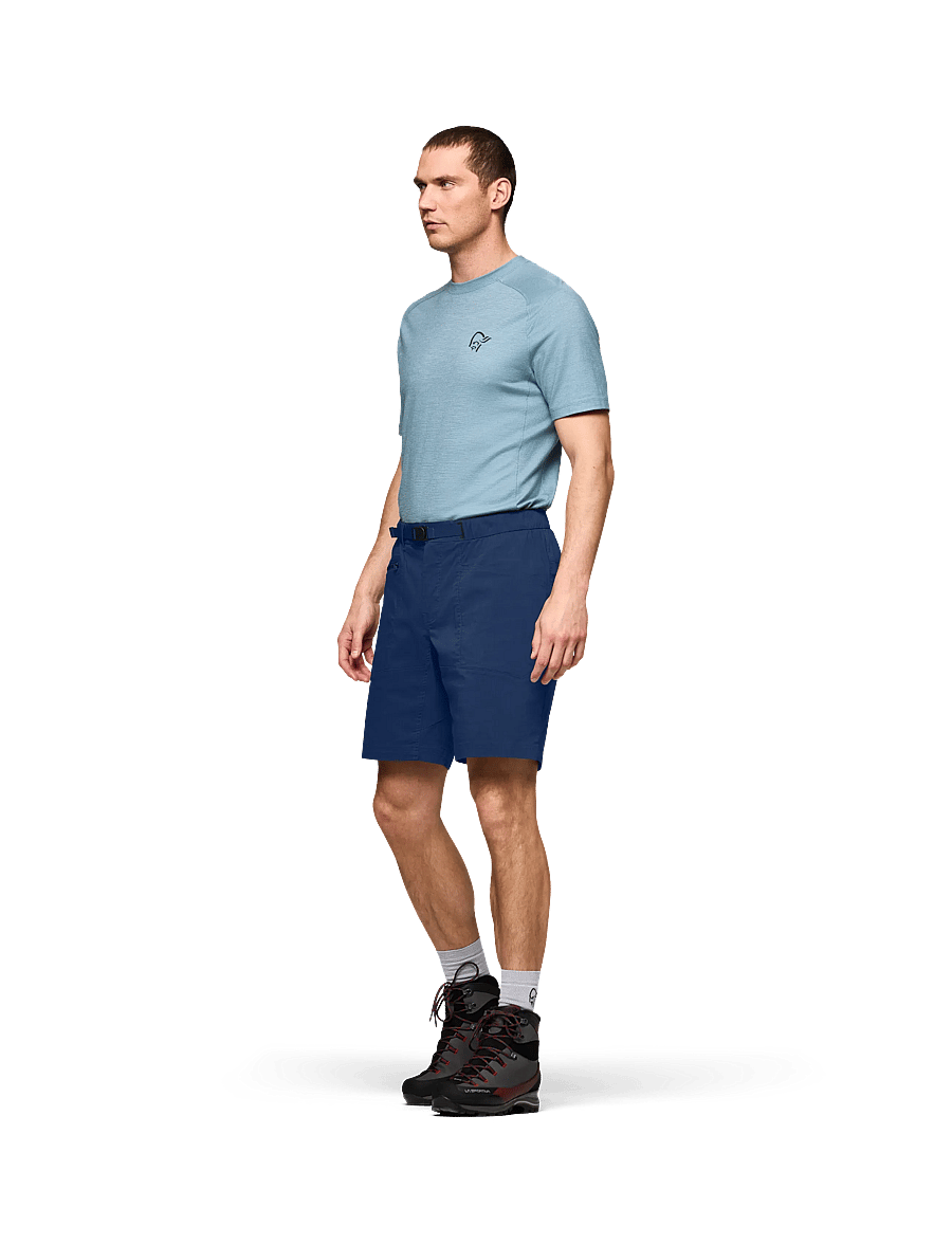 Norrøna - femund mid cotton Shorts M's - outdoorshorts - indigo night - 4