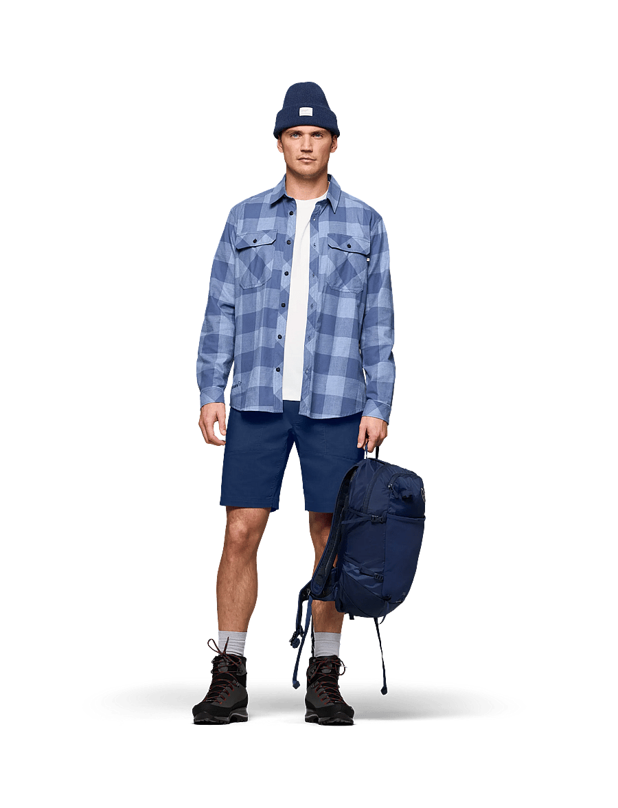 Norrøna - femund mid cotton Shorts M's - outdoorshorts - indigo night - 5