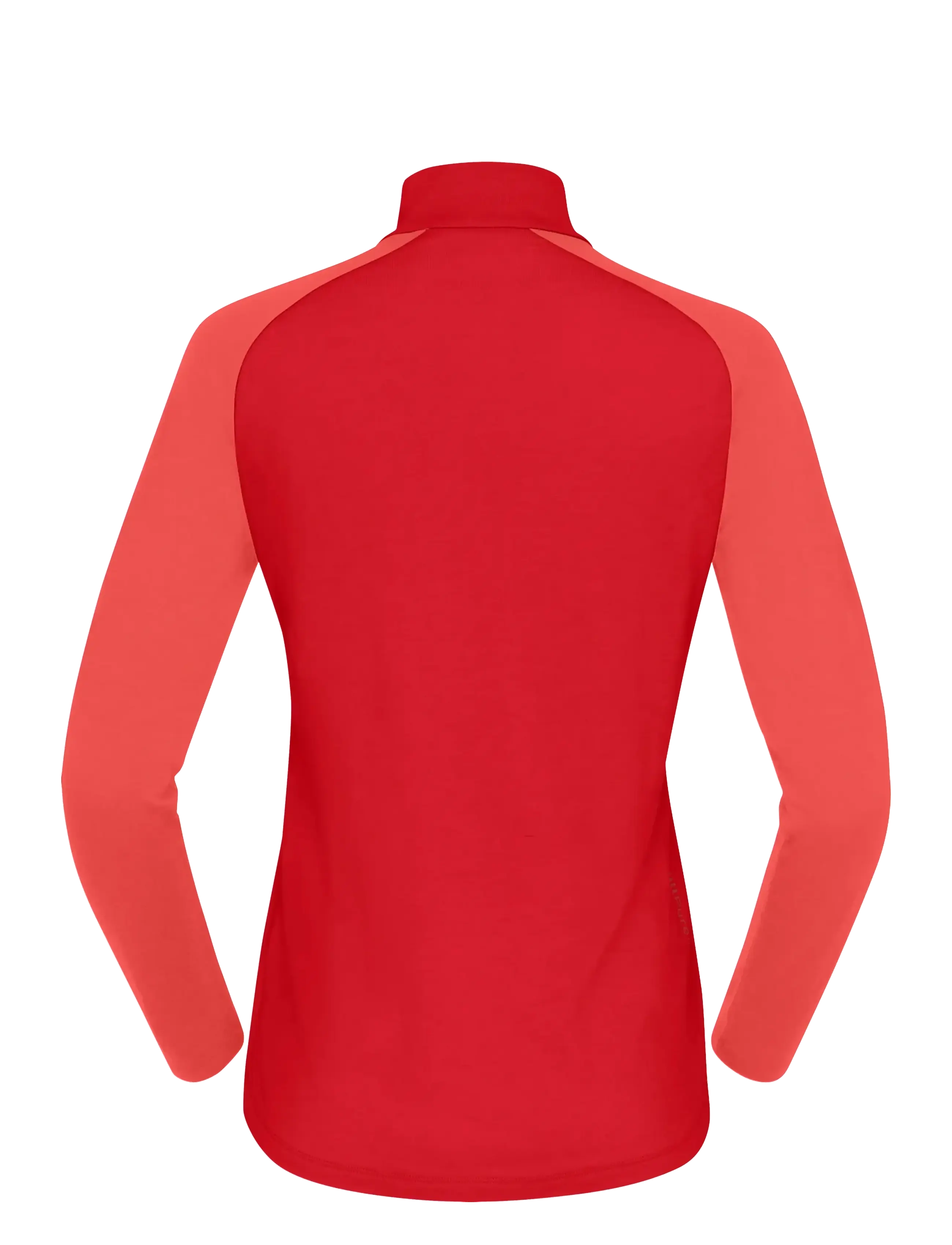 Norrøna - femund pureUll Zip Neck W's - baselayer overdele - aura orange/paprika - 2