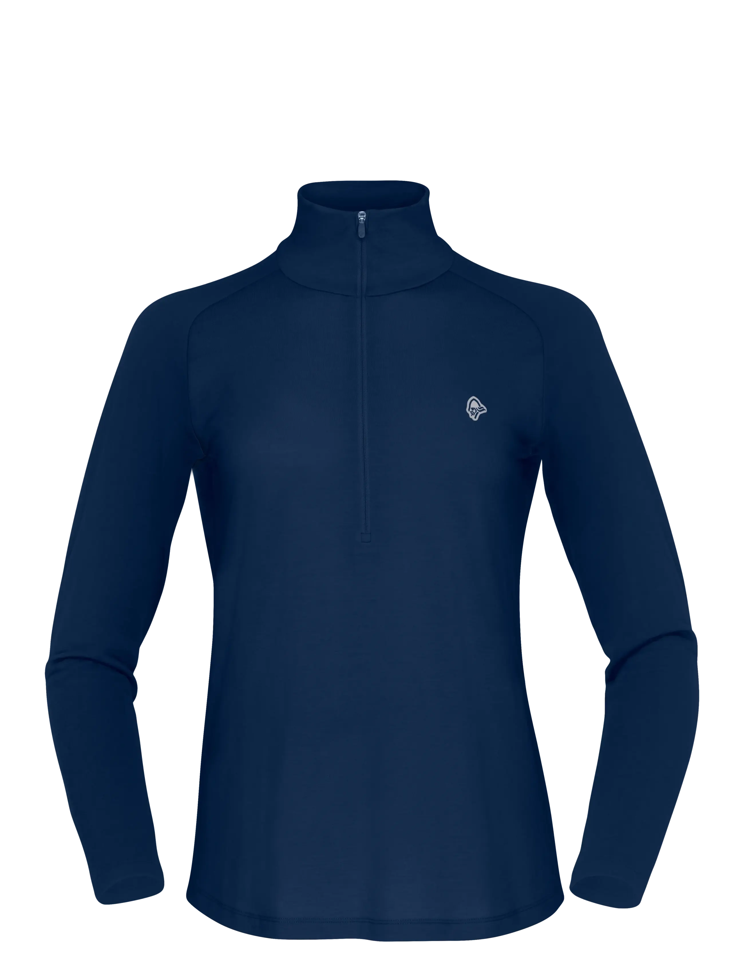 femund pureUll Zip Neck W's - INDIGO NIGHT