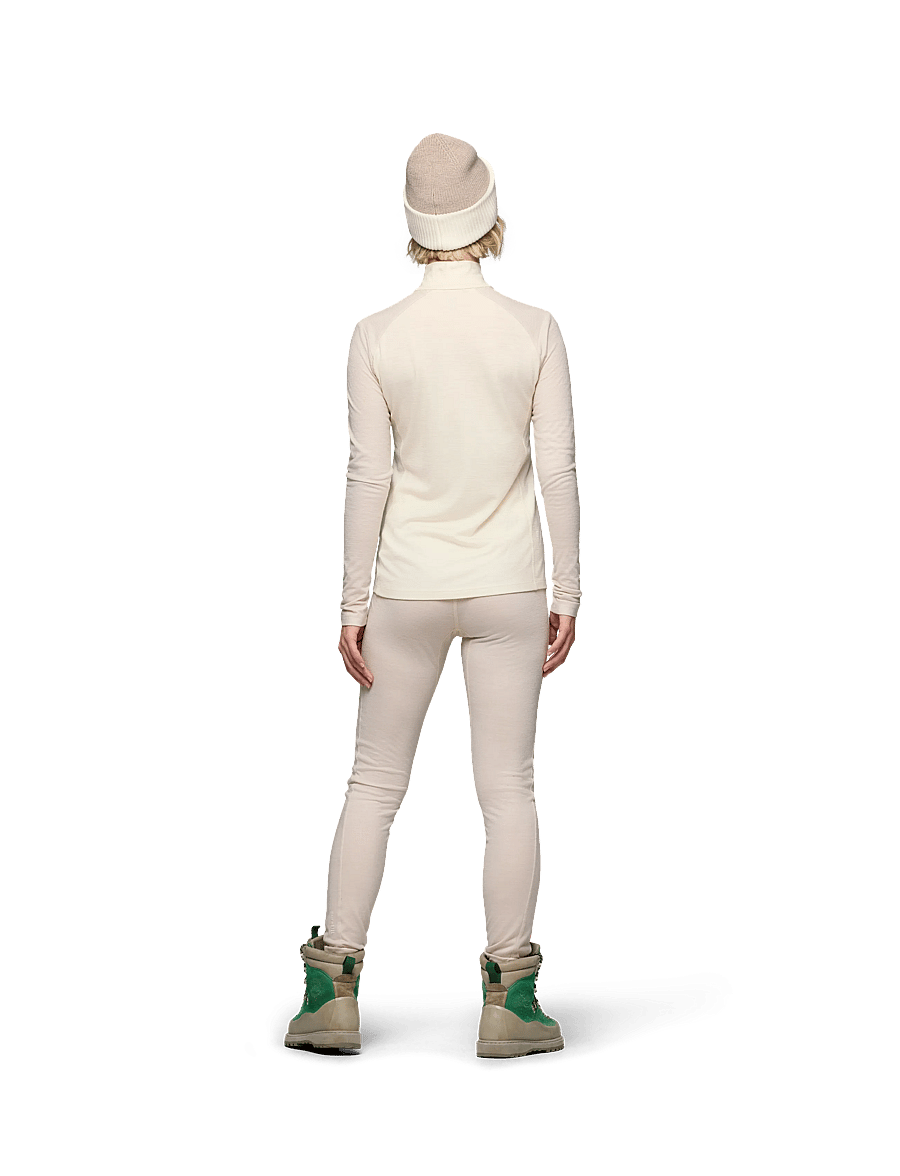 Norrøna - femund pureUll Zip Neck W's - overdele - whisper white - 5