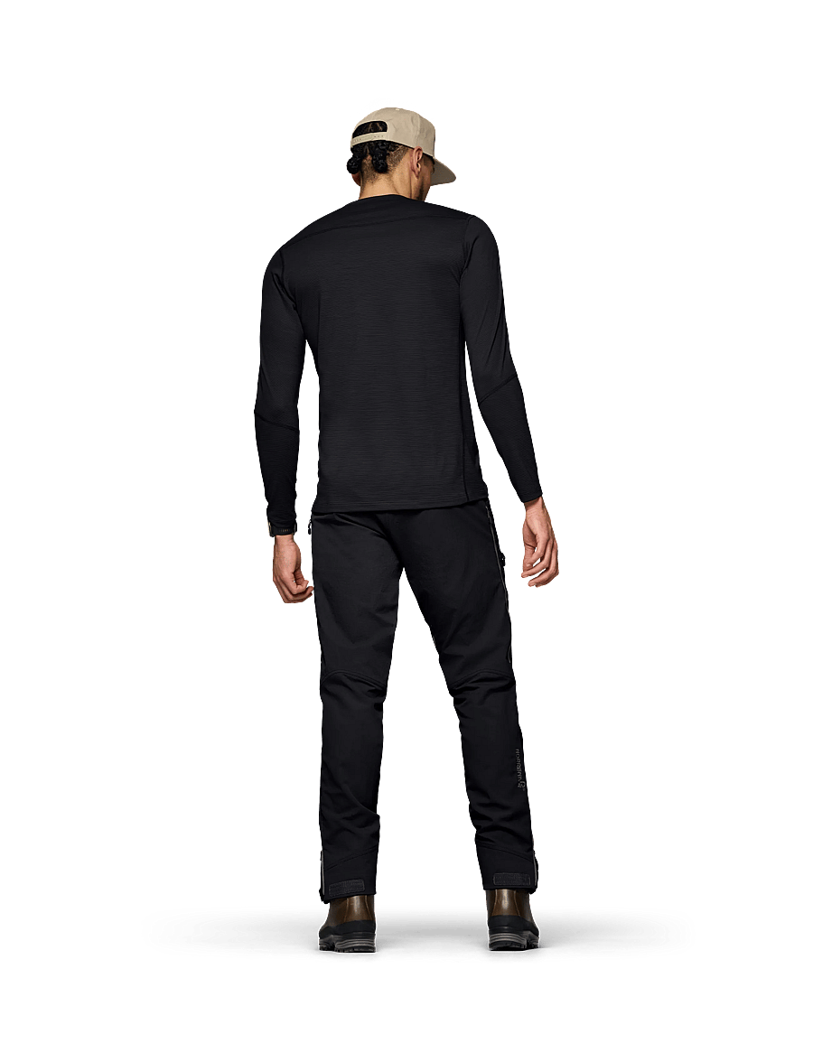 Norrøna - femund pureUll Long Sleeve M's - caviar black - 4