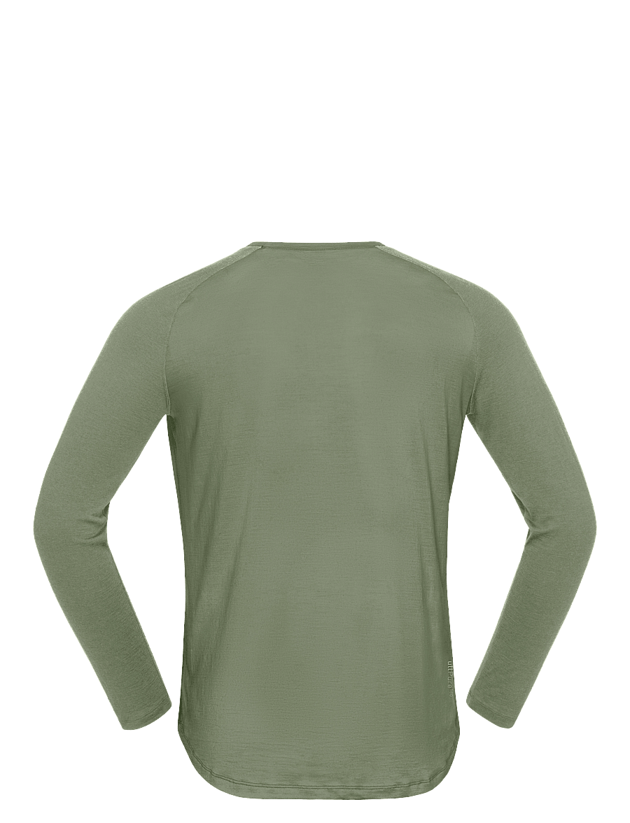 Norrøna - femund pureUll Long Sleeve M's - deep lichen green - 3