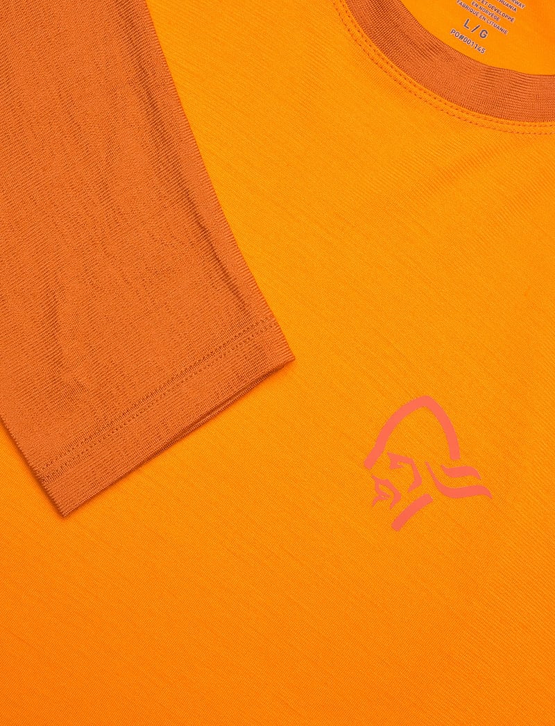 Norrøna - femund pureUll Long Sleeve M's - långärmade t-shirts - exuberance - 3