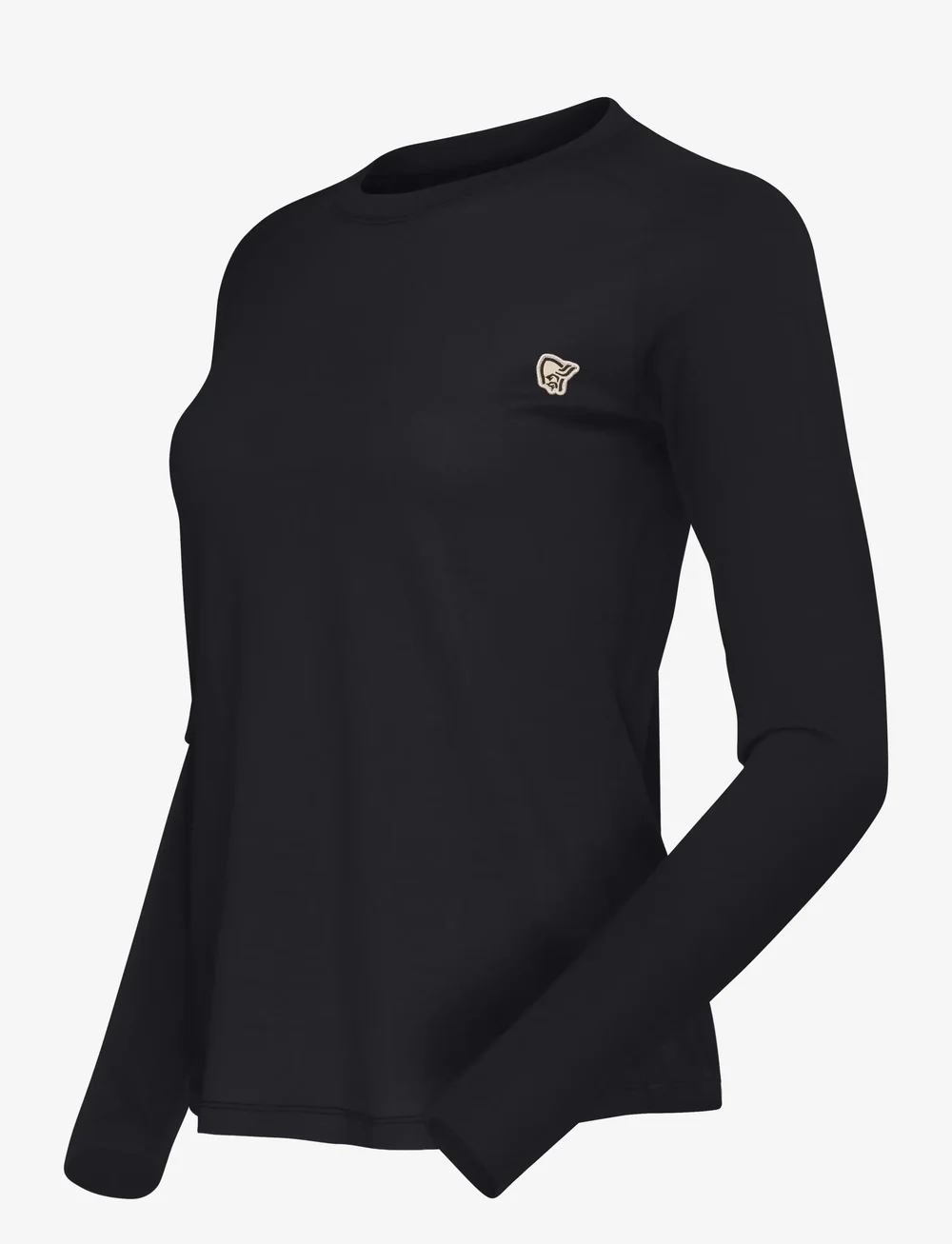 Norrøna - femund pureUll Long Sleeve W's - topi un t-krekli - caviar black - 3