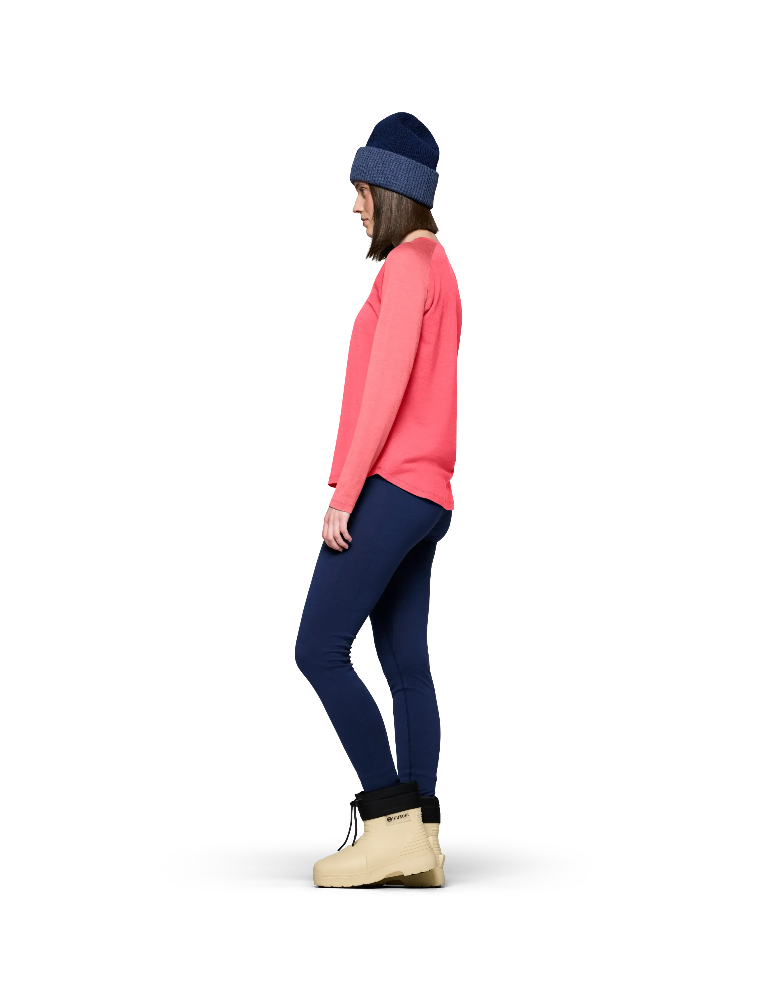 Norrøna - femund pureUll Long Sleeve W's - langarmshirts - watermelon - 4