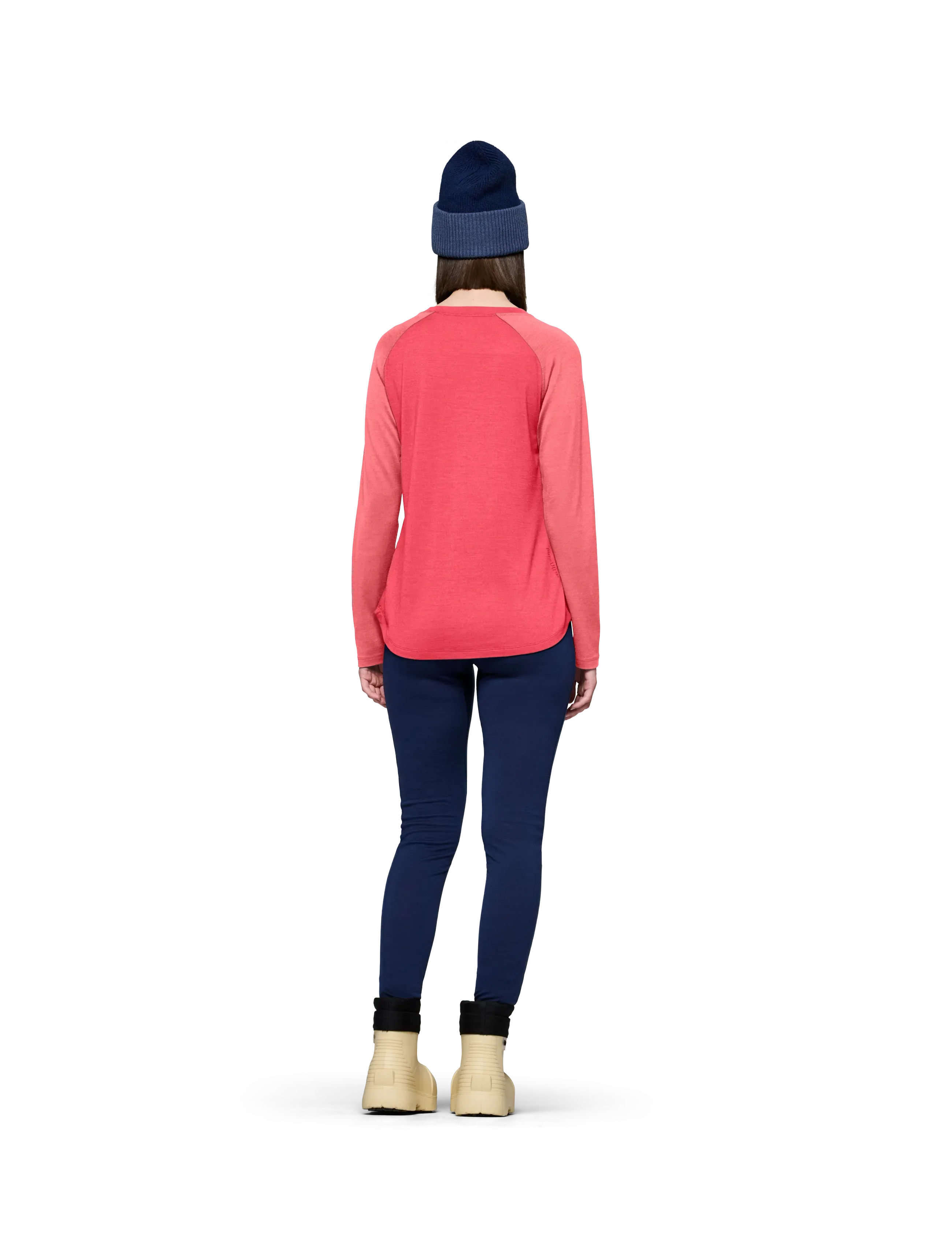 Norrøna - femund pureUll Long Sleeve W's - langarmshirts - watermelon - 5