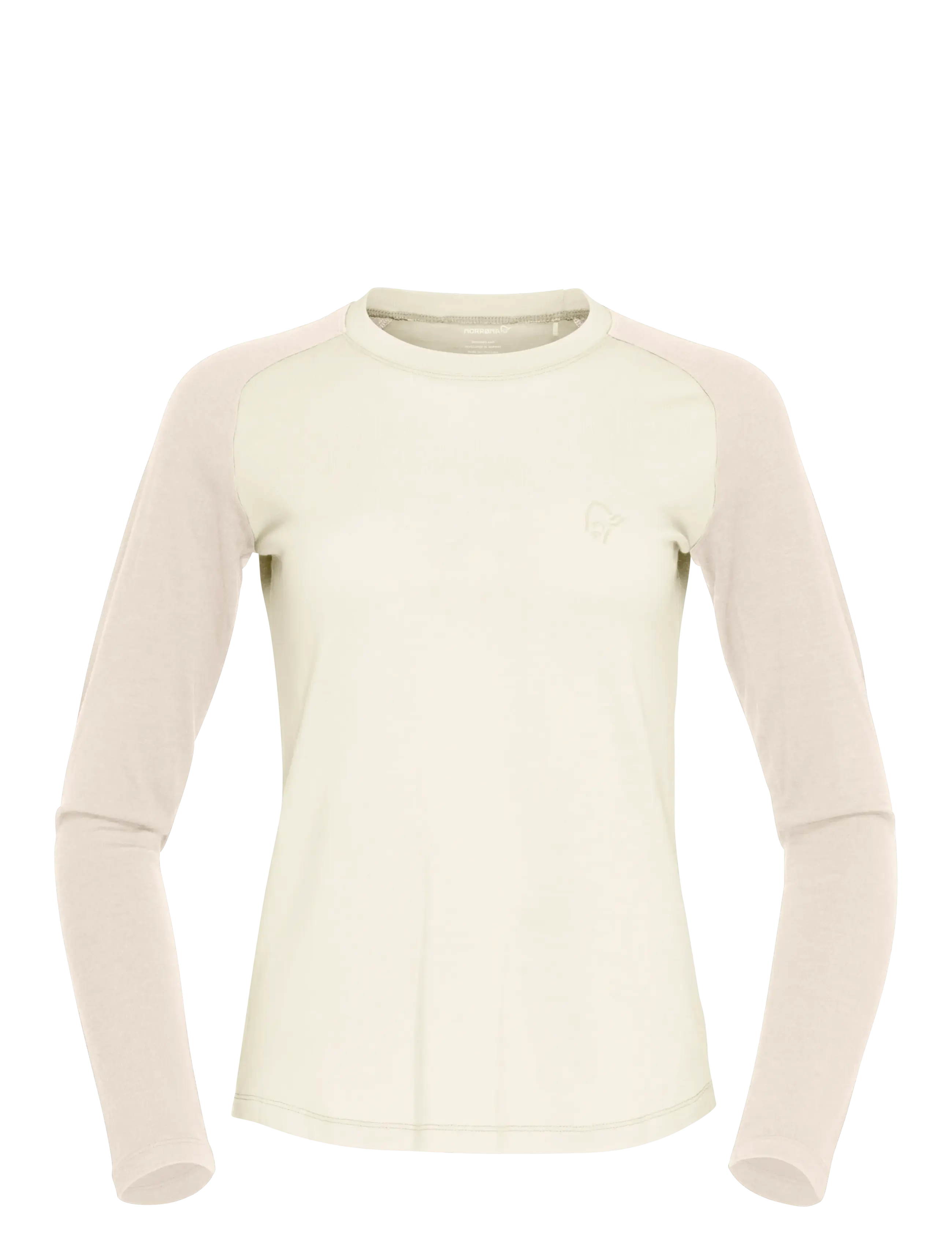 Norrøna femund pureUll Long Sleeve W's - Funktionsunterwäsche - WHISPER WHITE / cream