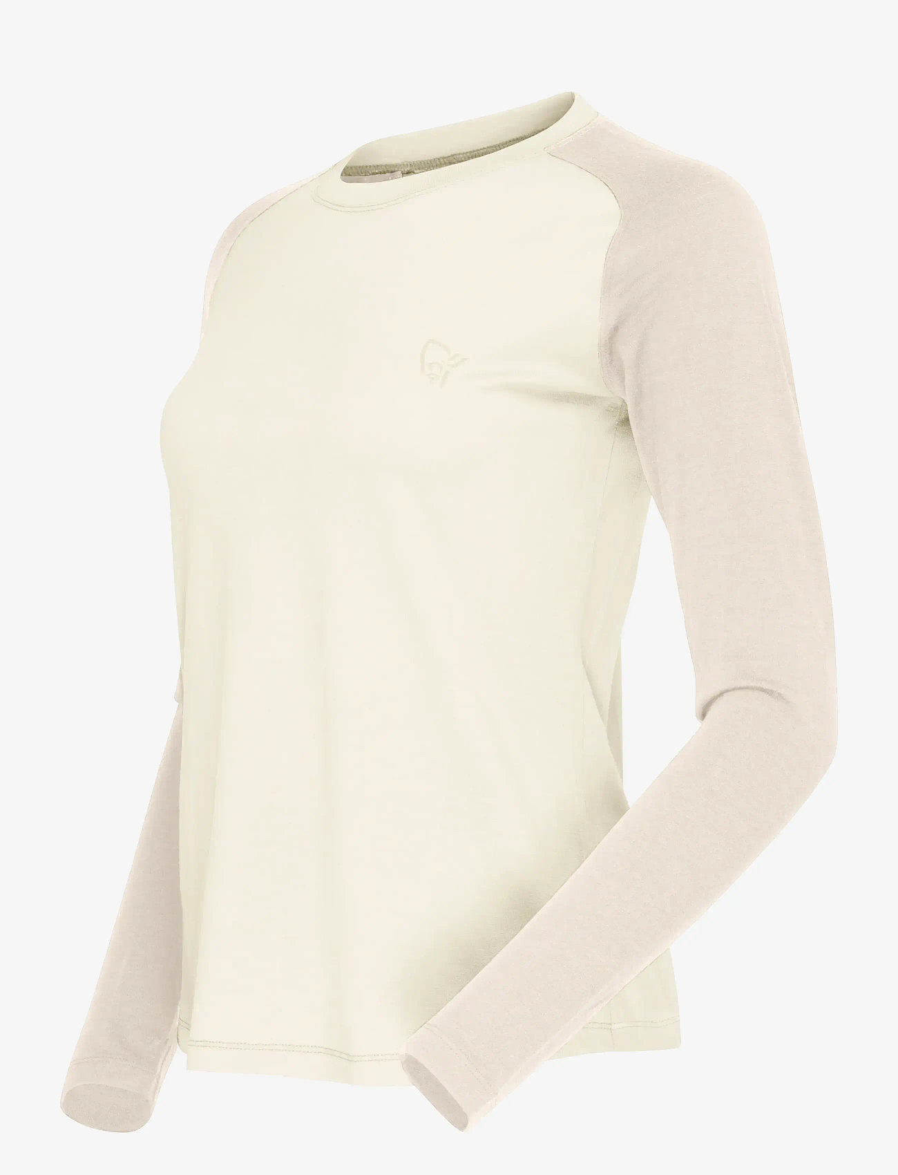 Norrøna - femund pureUll Long Sleeve W's - långärmade tröjor - whisper white - 3