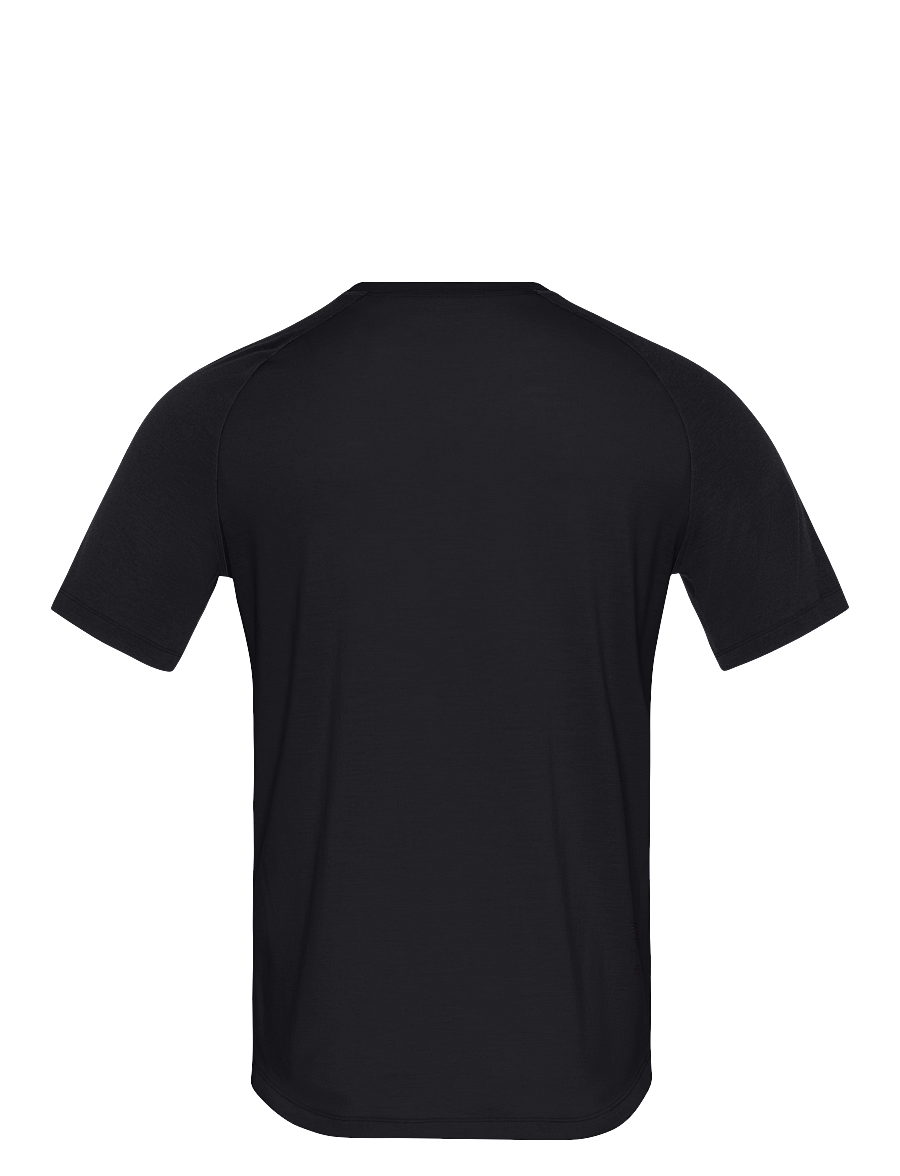 Norrøna - femund pureUll T-shirt M's - t-shirts - caviar black - 2