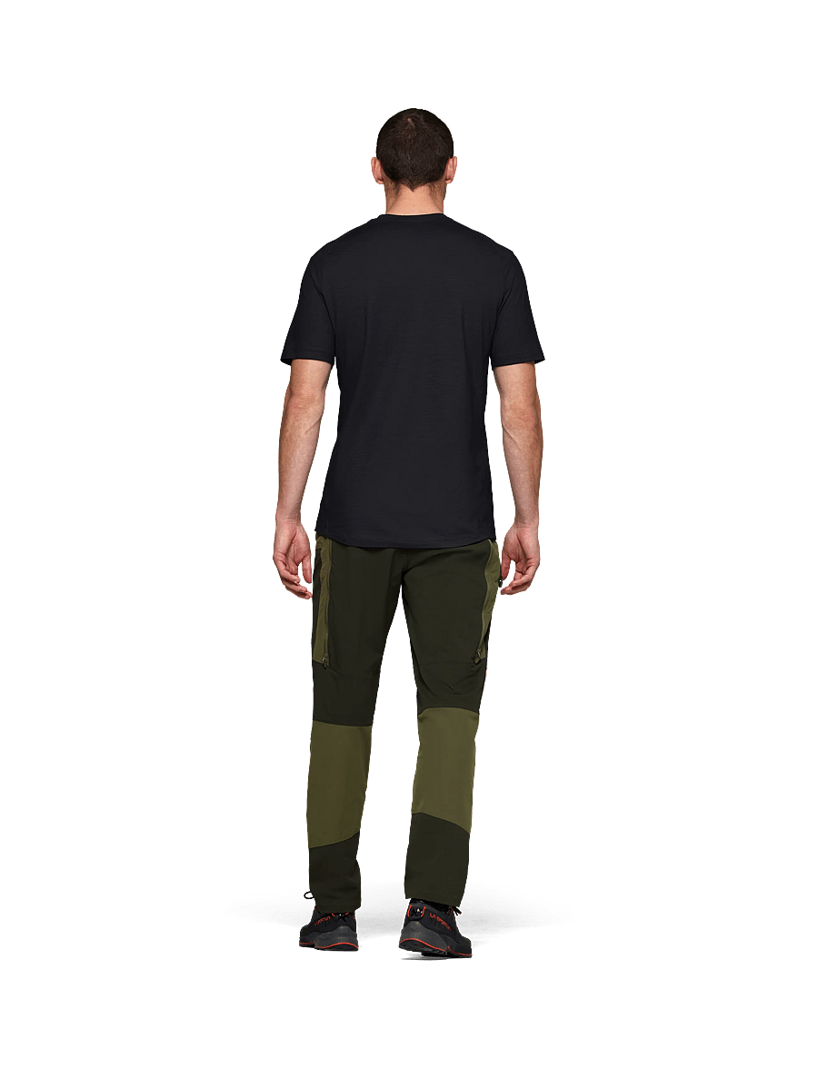 Norrøna - femund pureUll T-shirt M's - t-shirts - caviar black - 5