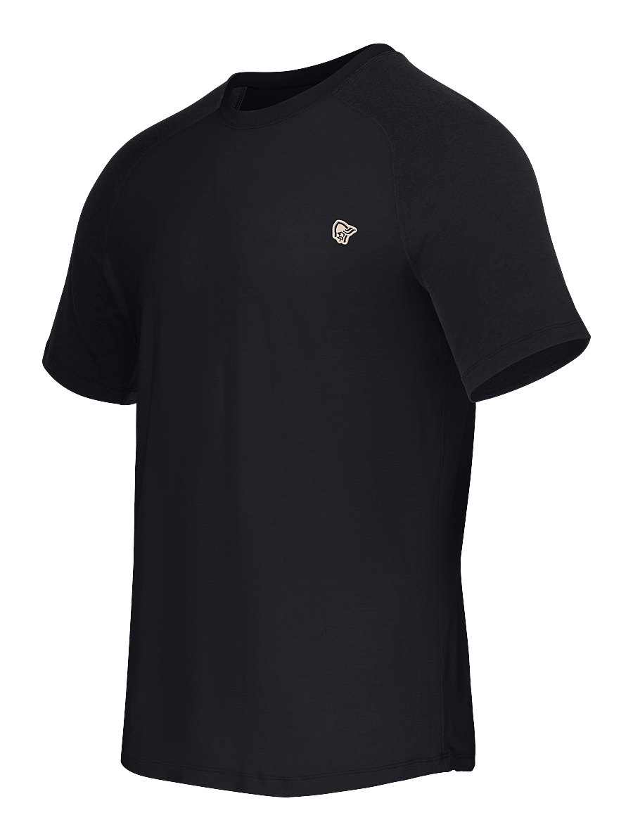 Norrøna - femund pureUll T-shirt M's - t-shirts - caviar black - 3