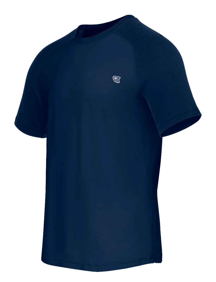 Norrøna - femund pureUll T-shirt M's - tops & t-shirts - indigo night - 2