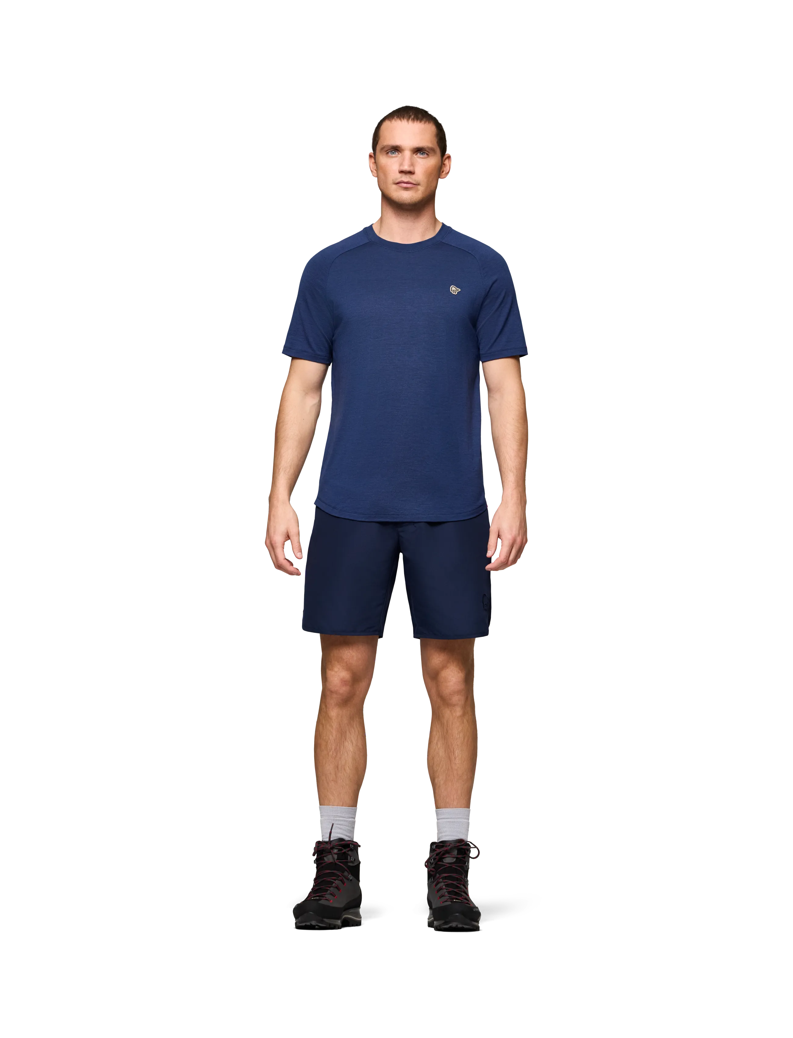 Norrøna Femund Pureull T-Shirt M's, XL, Navy, Sport Overdele > Sport T-shirts, Herre
