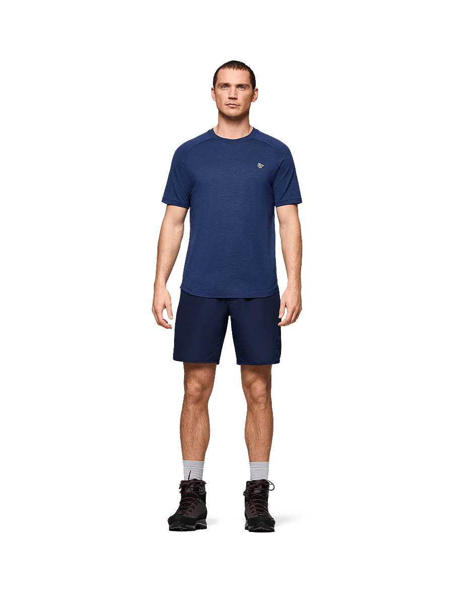Norrøna - femund pureUll T-shirt M's - tops & t-shirts - indigo night - 0