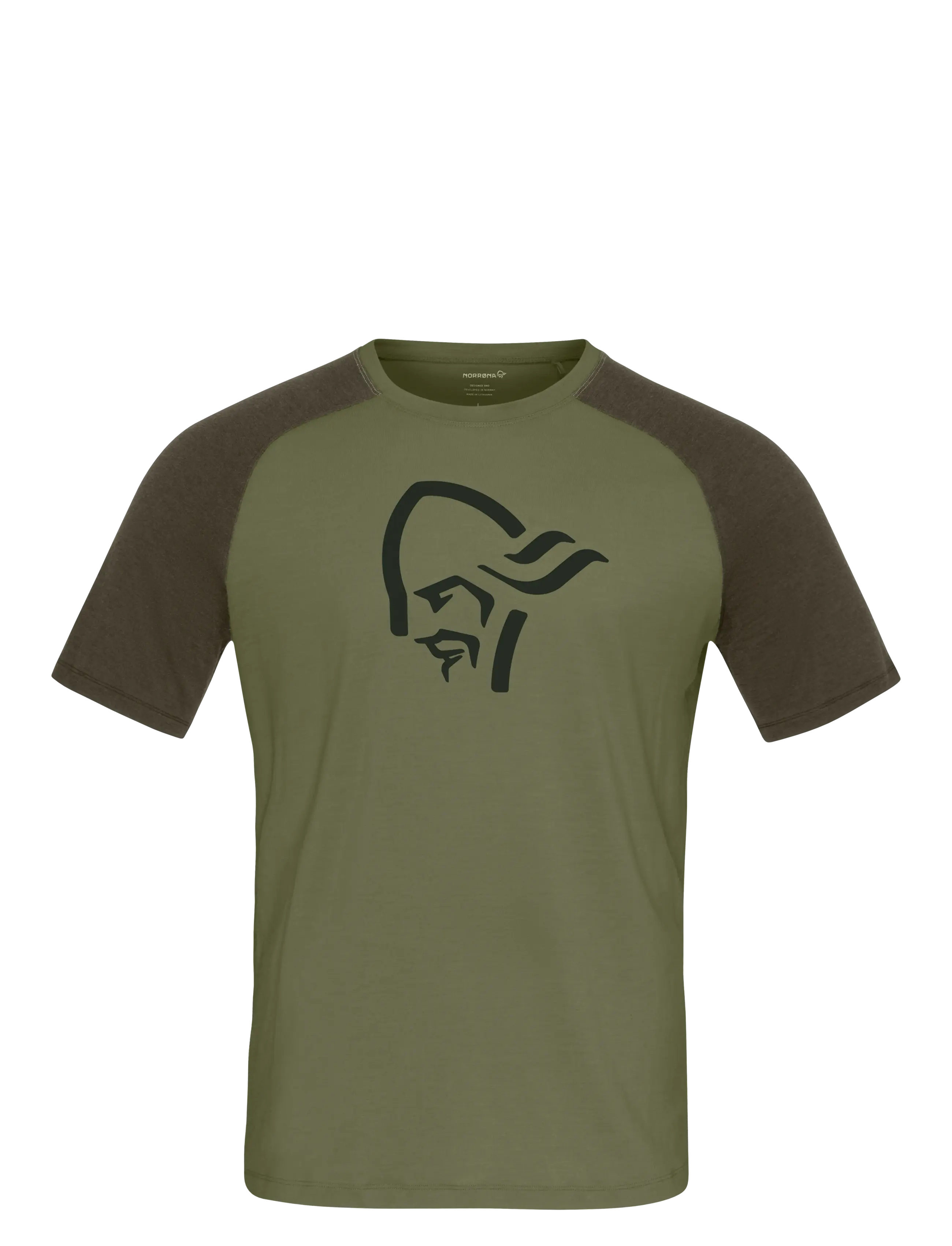 Norrøna femund pureUll T-shirt M's - Tøj - LODEN GREEN / khaki/green