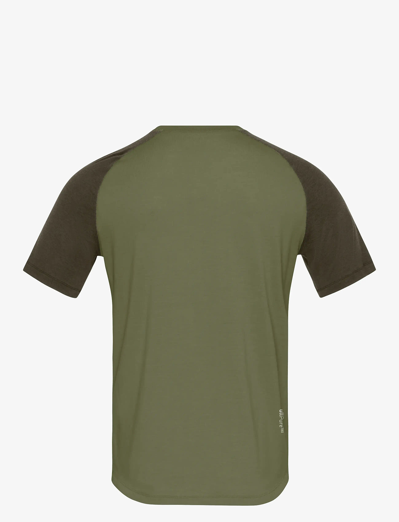 Norrøna - femund pureUll T-shirt M's - alussärgid ja t-särgid - loden green - 3