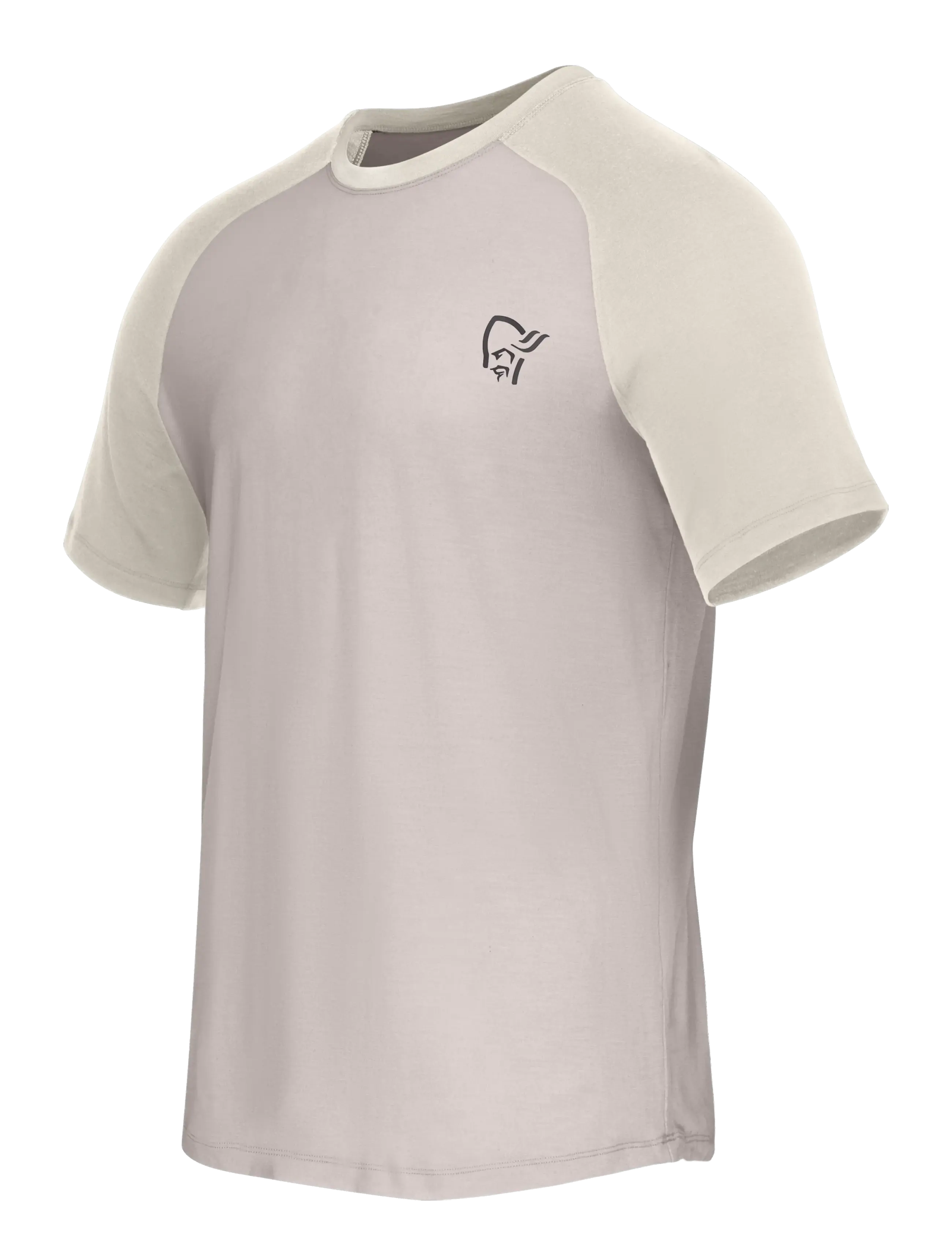 Norrøna - femund pureUll T-shirt M's - t-shirts - oatmeal/whisper white - 3