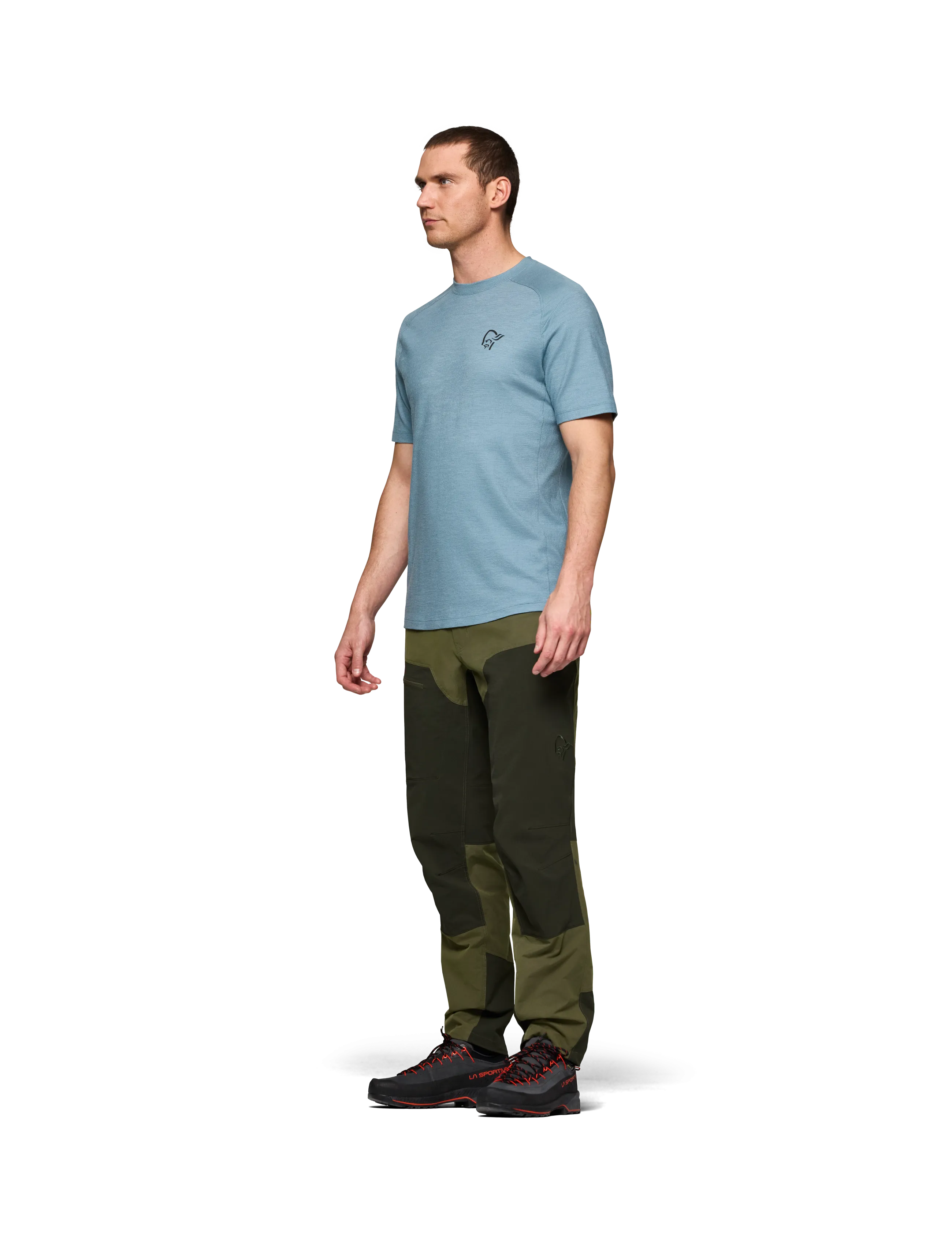 Norrøna - femund pureUll T-shirt M's - t-shirts - trooper - 5