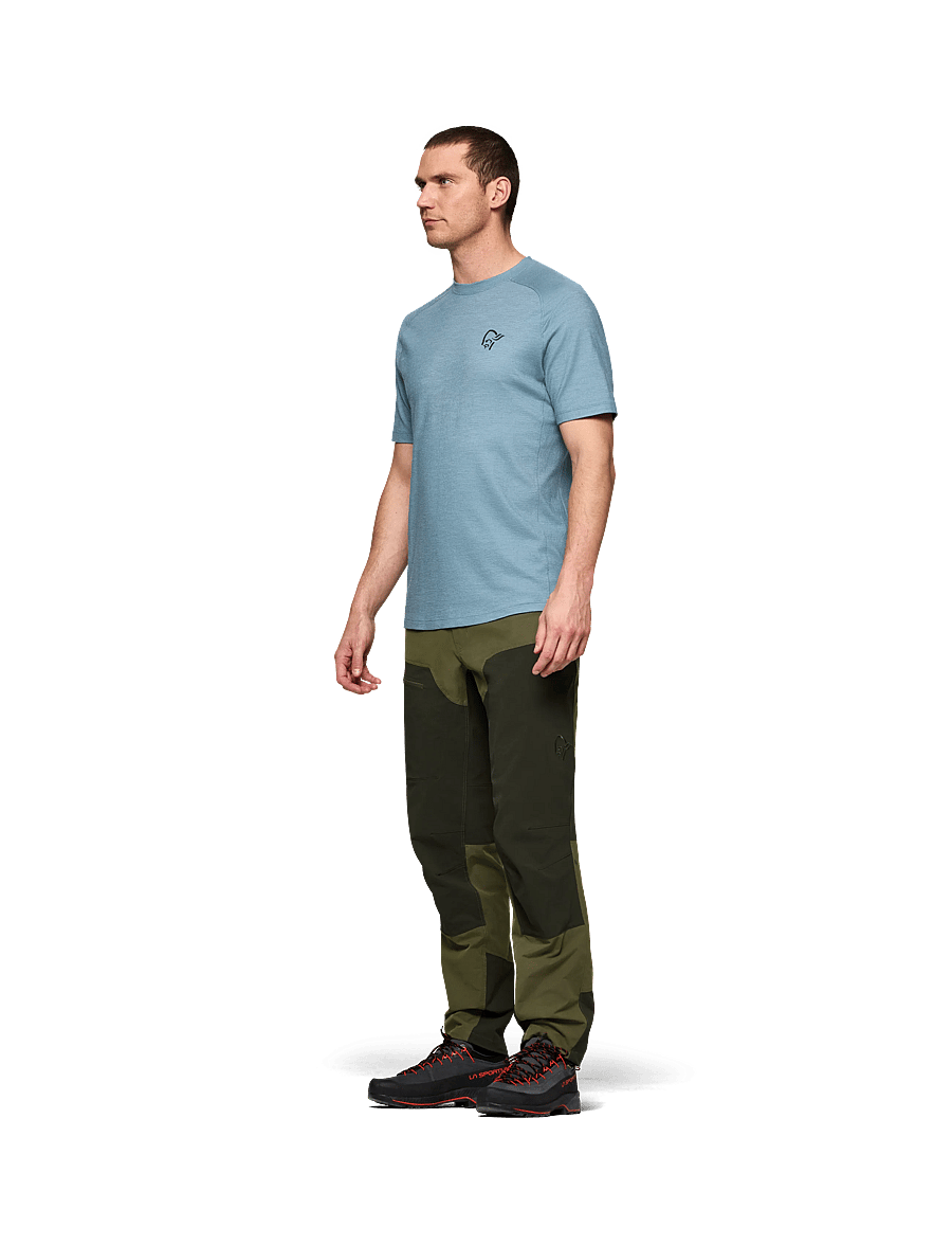 Norrøna - femund pureUll T-shirt M's - alussärgid ja t-särgid - trooper - 5