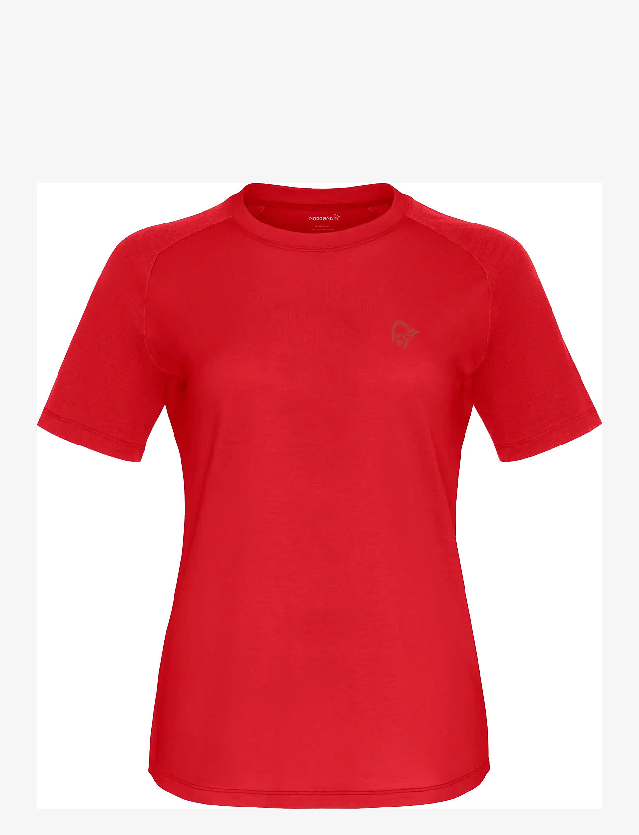 Norrøna - femund pureUll T-shirt W's - t-shirts - aura orange - 1