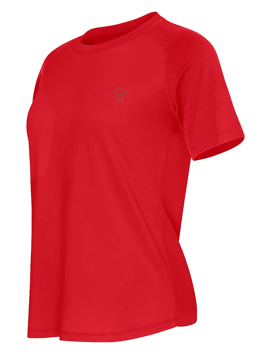 Norrøna - femund pureUll T-shirt W's - alussärgid ja t-särgid - aura orange - 2