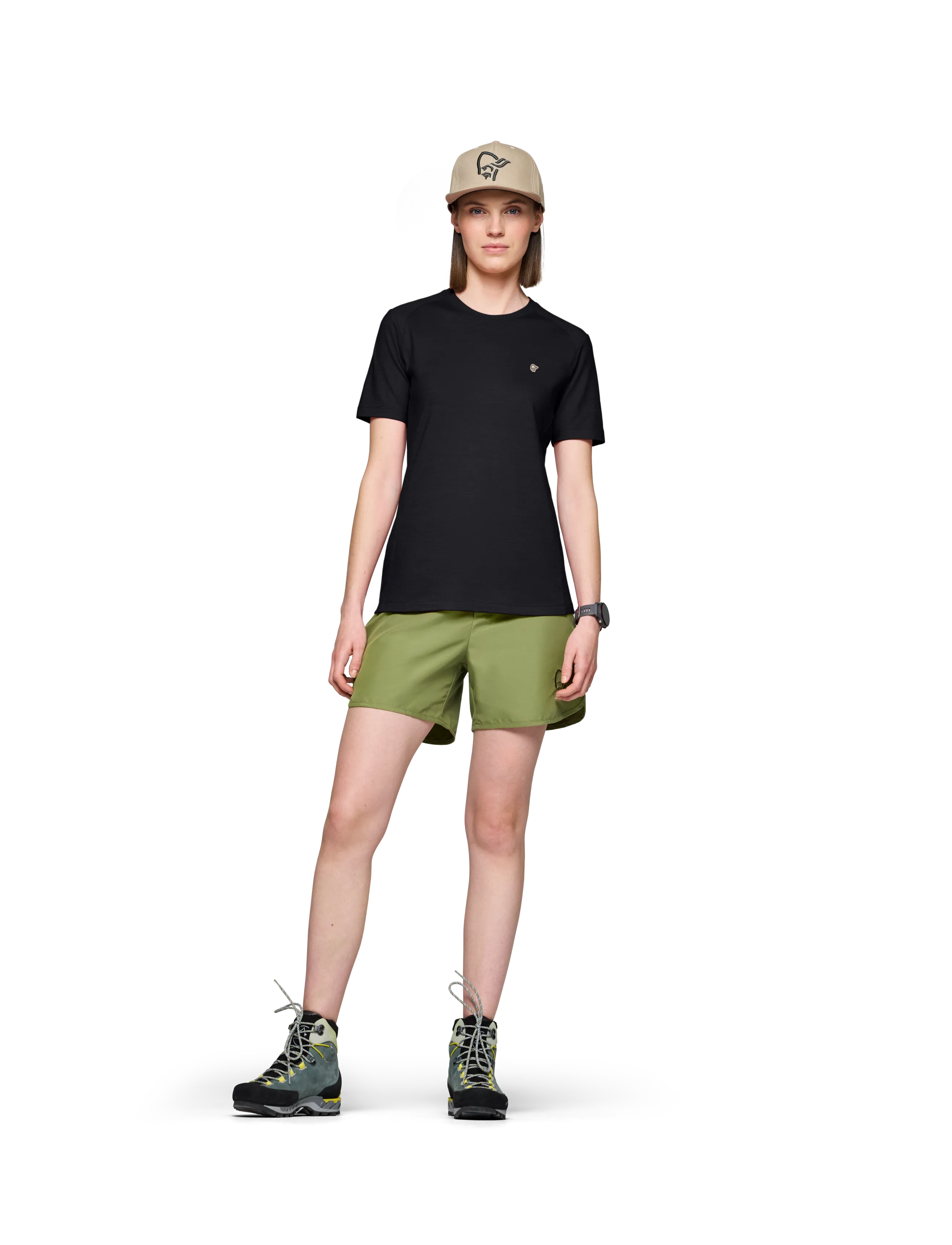 Norrøna - femund pureUll T-shirt W's - t-shirts - caviar black - 4