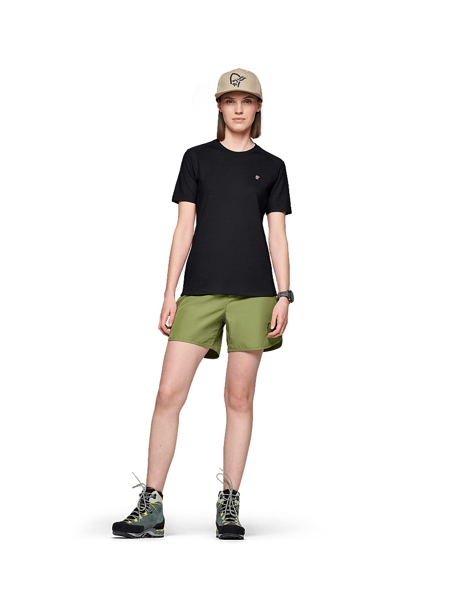 Norrøna - femund pureUll T-shirt W's - t-shirts - caviar black - 4