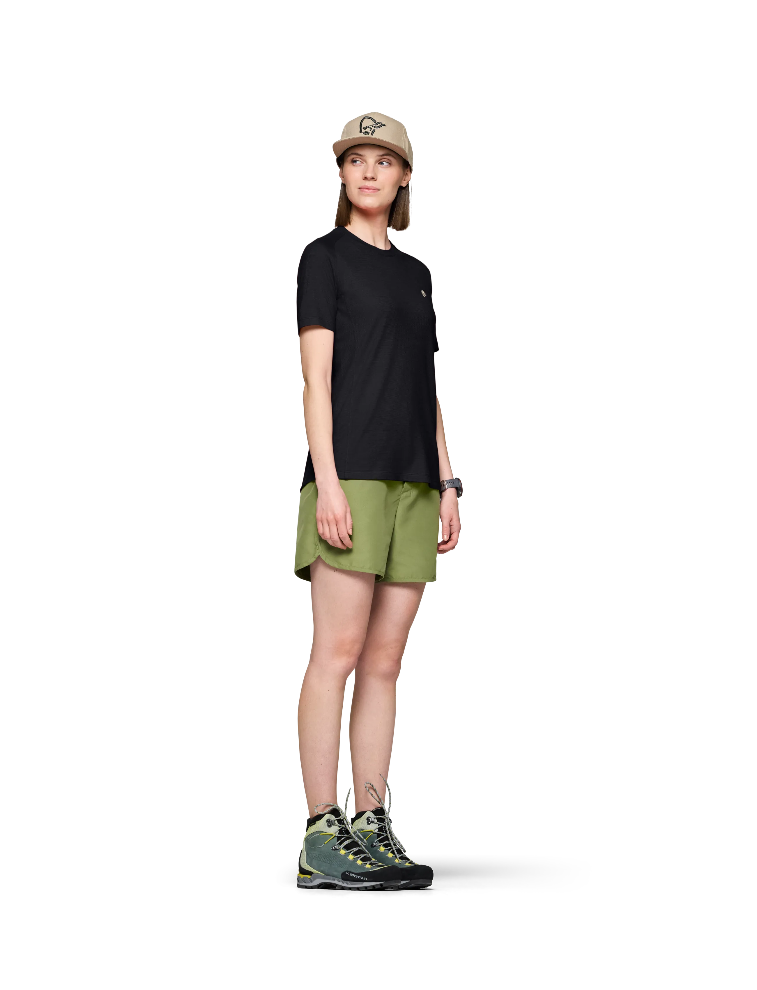 Norrøna - femund pureUll T-shirt W's - t-shirts - caviar black - 5