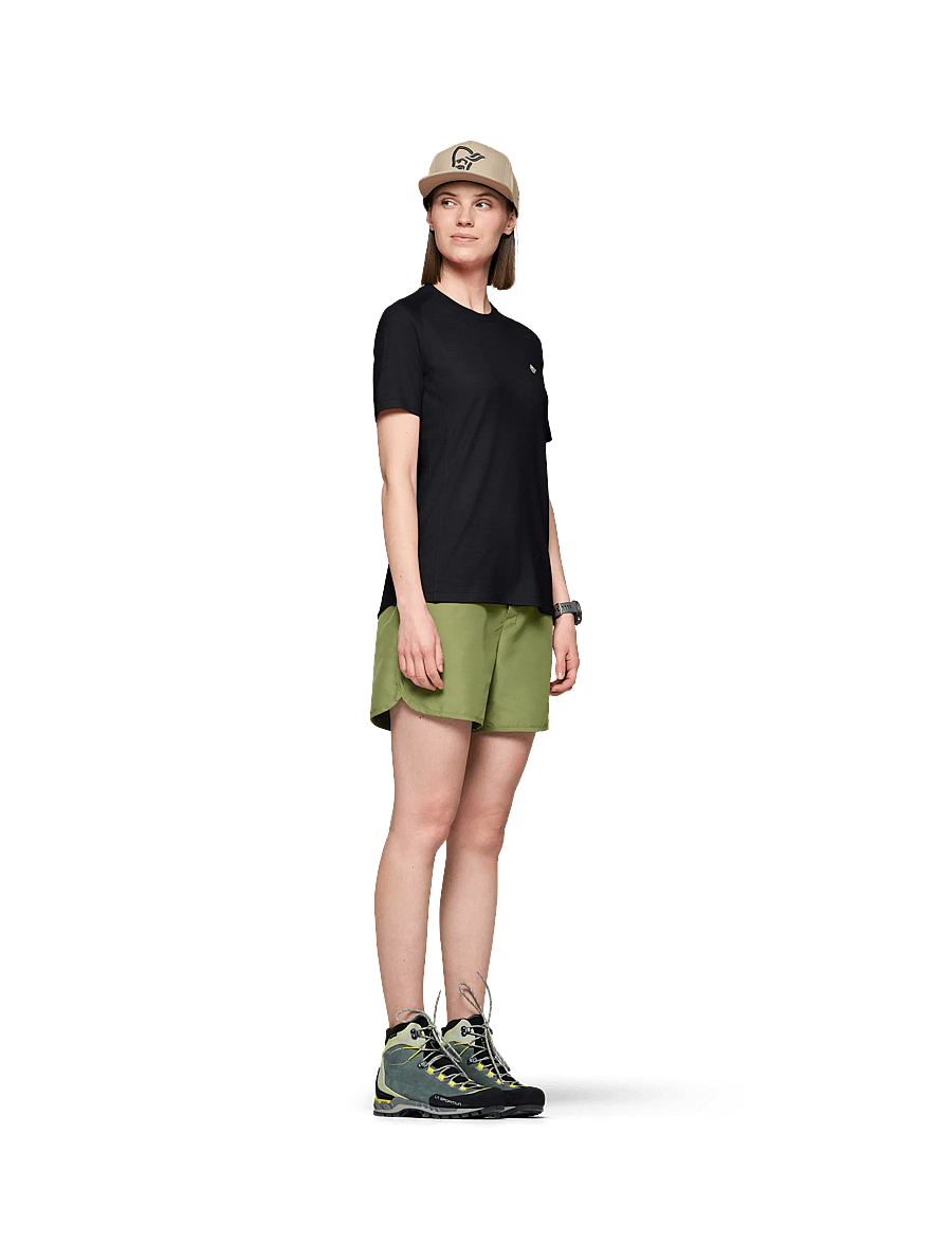 Norrøna - femund pureUll T-shirt W's - t-shirts - caviar black - 5