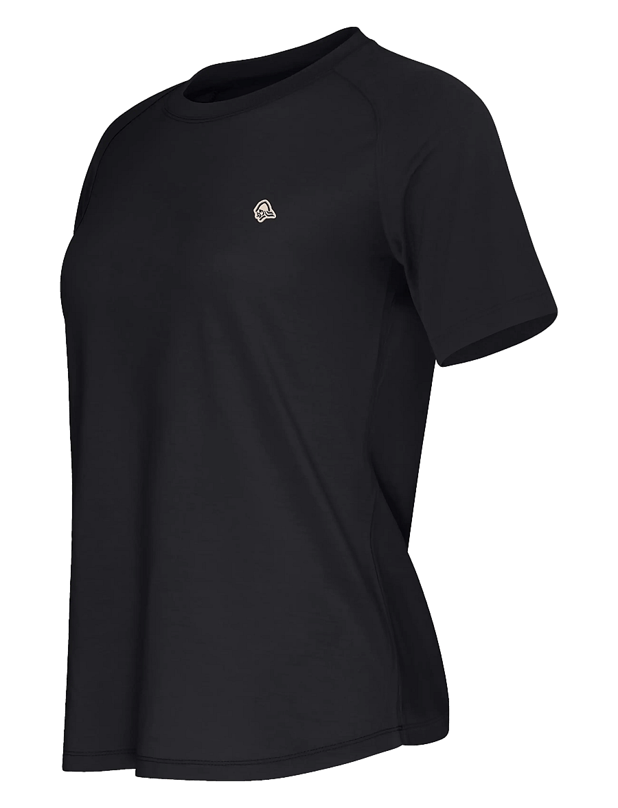 Norrøna - femund pureUll T-shirt W's - t-shirts - caviar black - 3