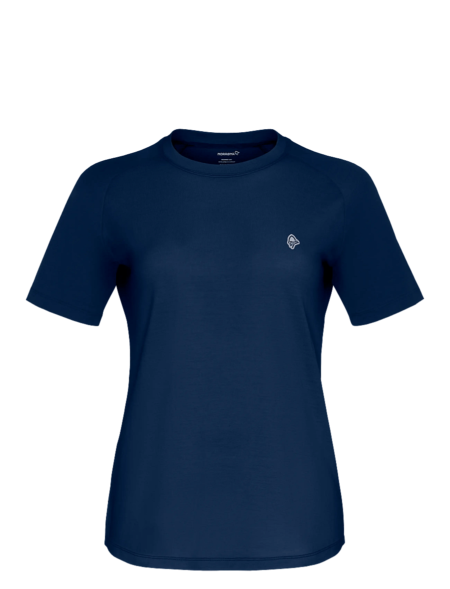 Norrøna - femund pureUll T-shirt W's - t-shirts - indigo night - 1