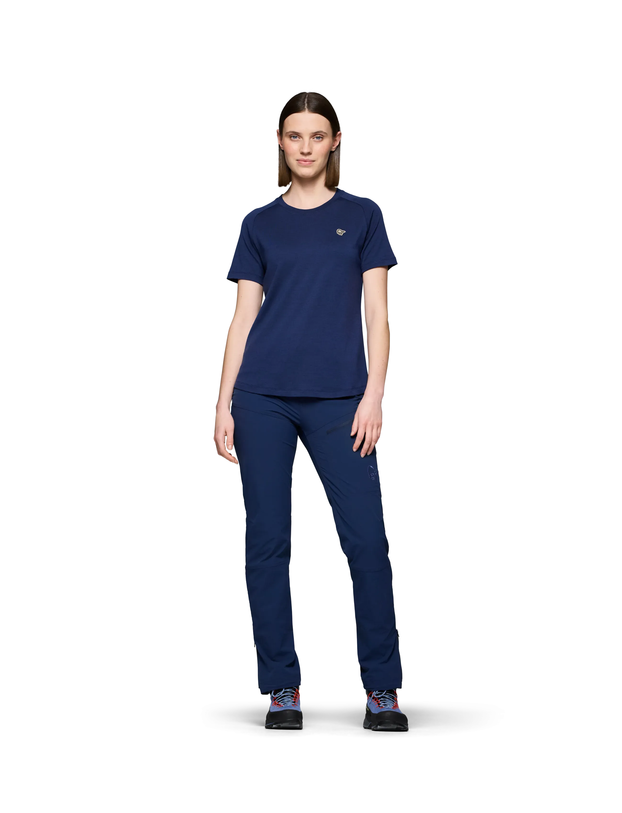 Norrøna femund pureUll T-shirt W's - Sportstopper - INDIGO NIGHT / navy