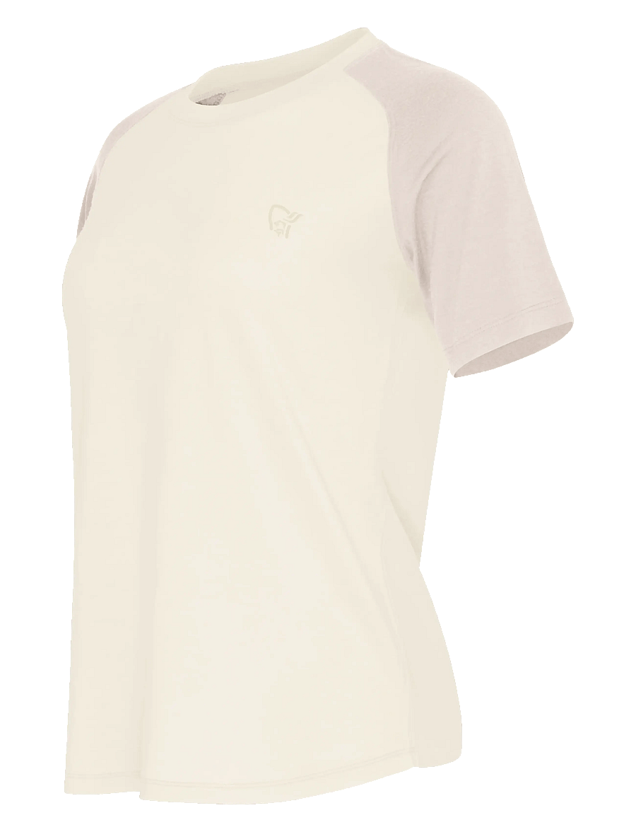 Norrøna - femund pureUll T-shirt W's - t-shirts - whisper white - 2