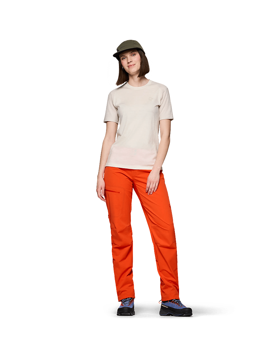 Norrøna - femund pureUll T-shirt W's - t-shirts - whisper white - 5