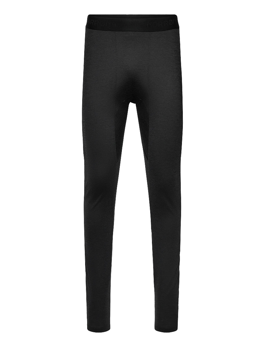 Norrøna - femund pureUll Longs M's - funkionsunterwäsche - hosen - caviar black - 1