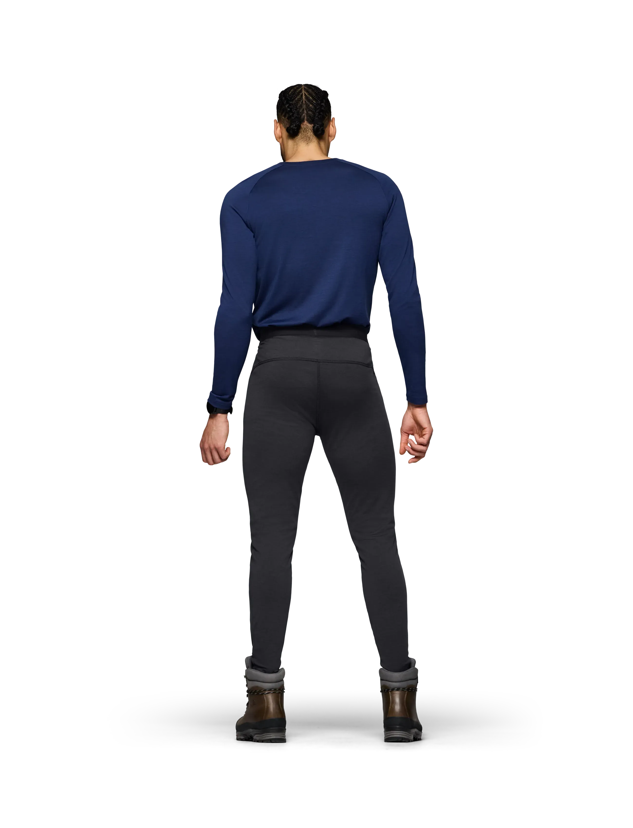 Norrøna - femund pureUll Longs M's - funkionsunterwäsche - hosen - caviar black - 4