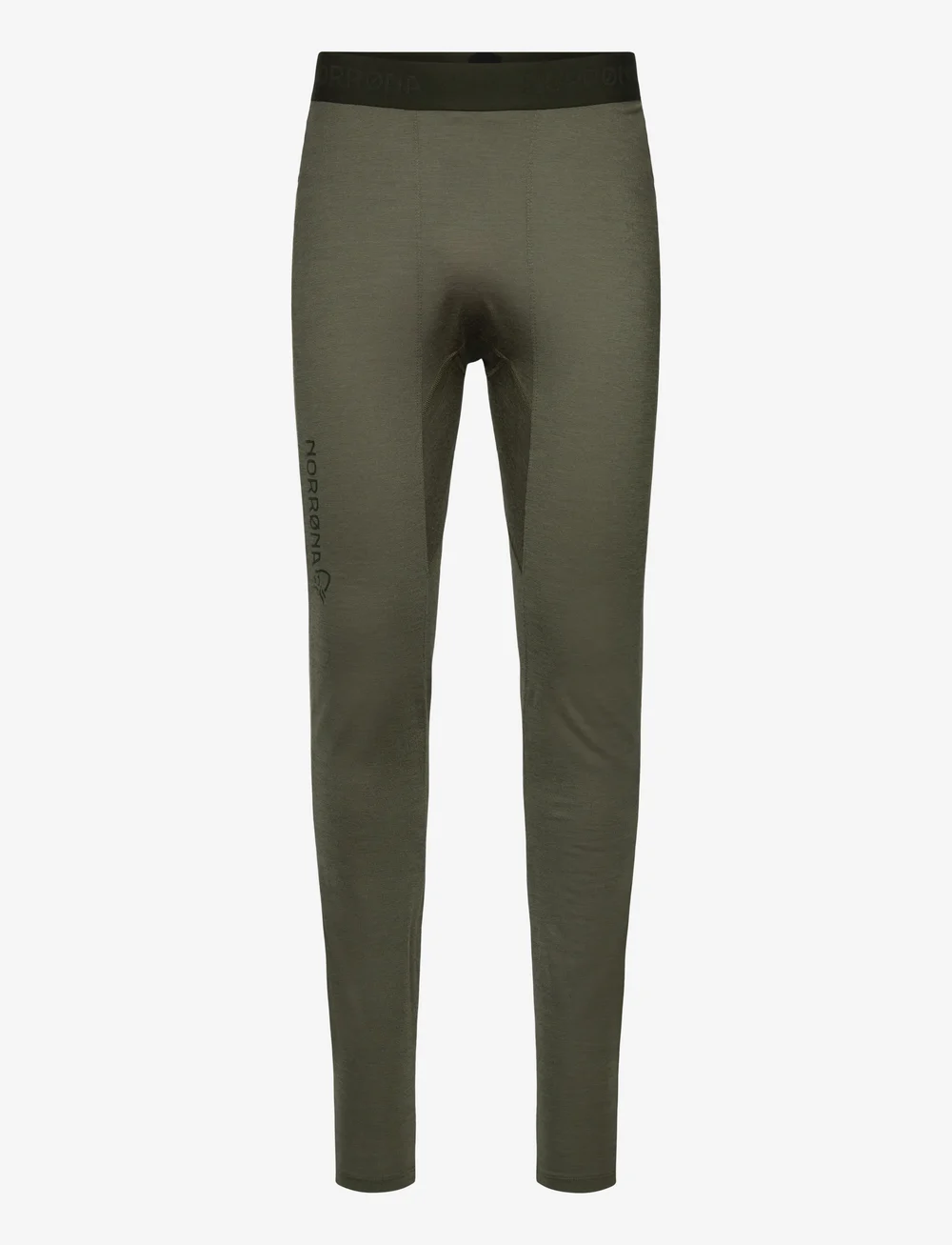 Norrøna - femund pureUll Longs M's - underställsbyxor - olive night - 1
