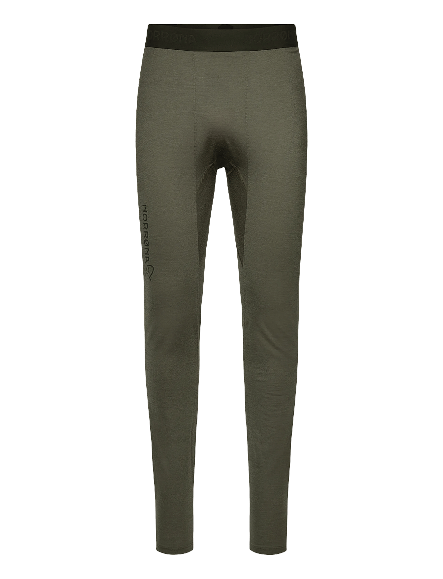 Norrøna - femund pureUll Longs M's - funkionsunterwäsche - hosen - olive night - 1