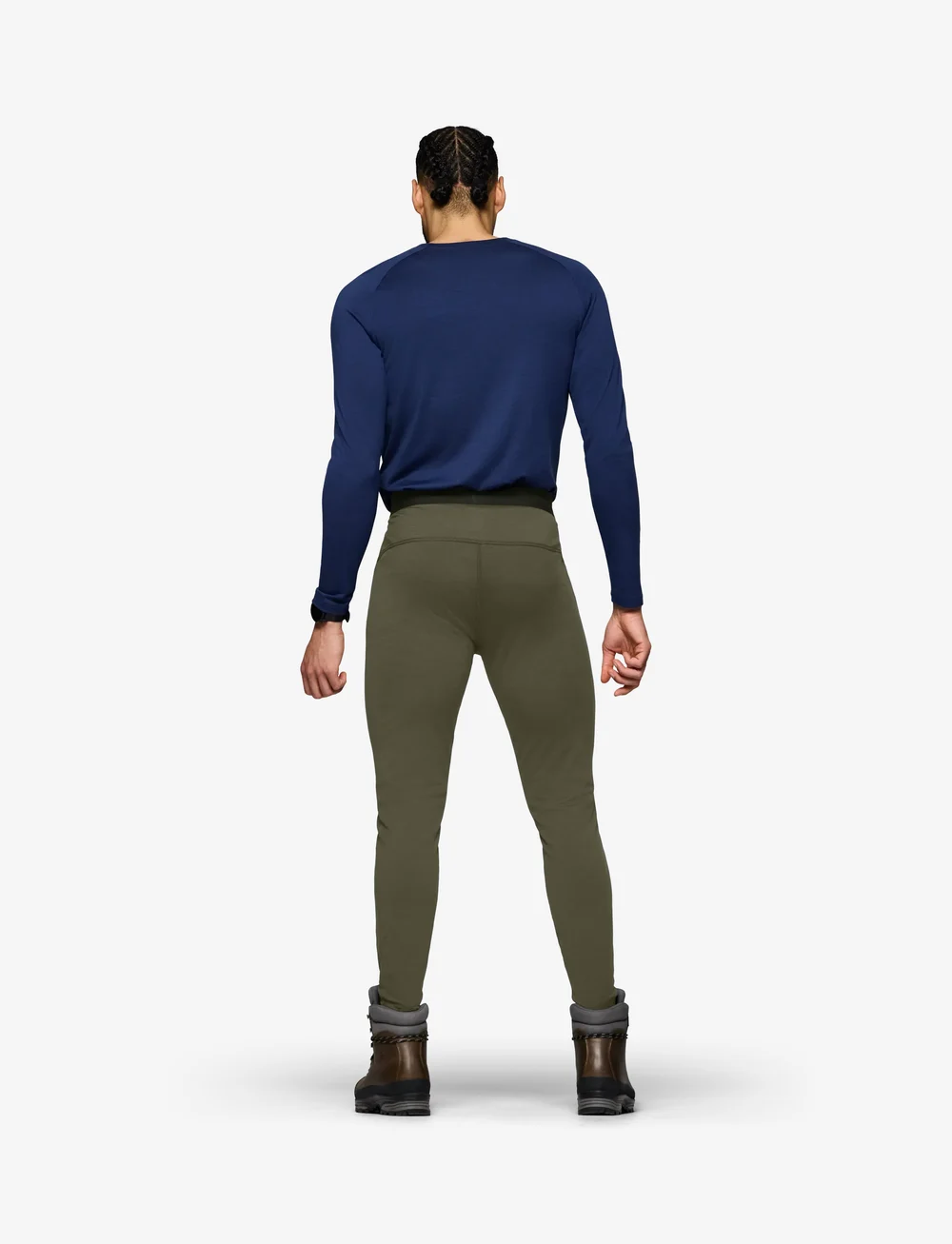 Norrøna - femund pureUll Longs M's - underställsbyxor - olive night - 4