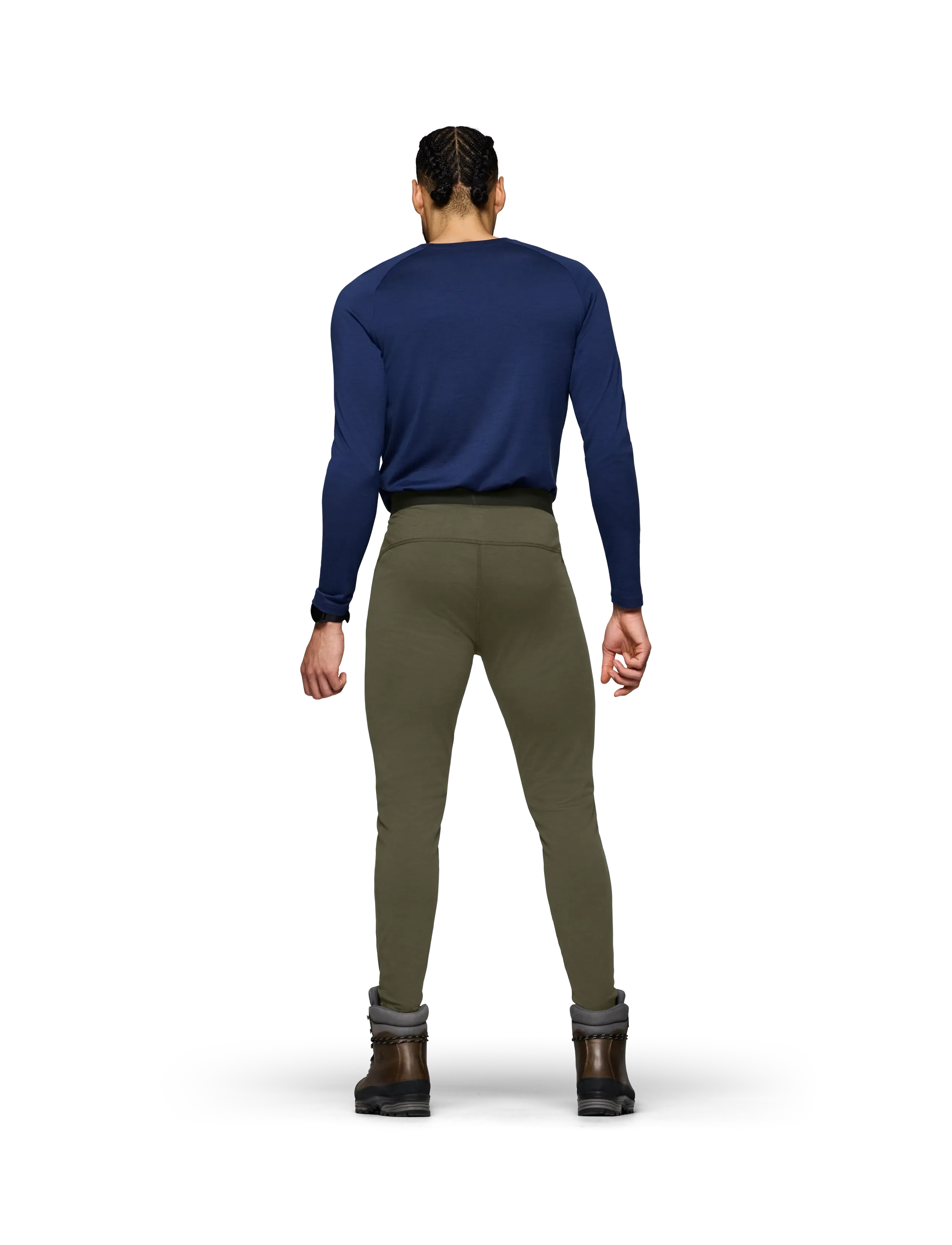 Norrøna - femund pureUll Longs M's - funkionsunterwäsche - hosen - olive night - 4