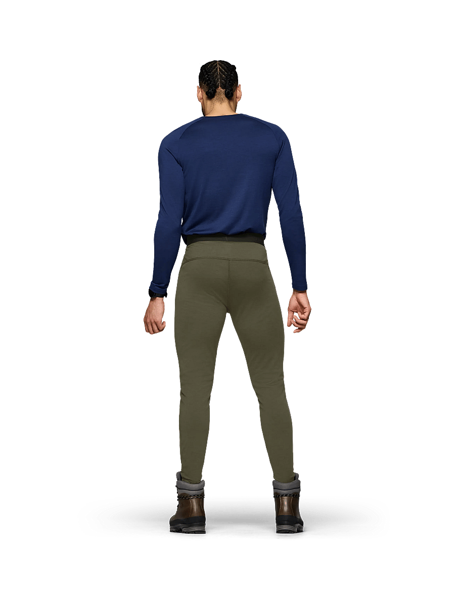 Norrøna - femund pureUll Longs M's - funkionsunterwäsche - hosen - olive night - 4