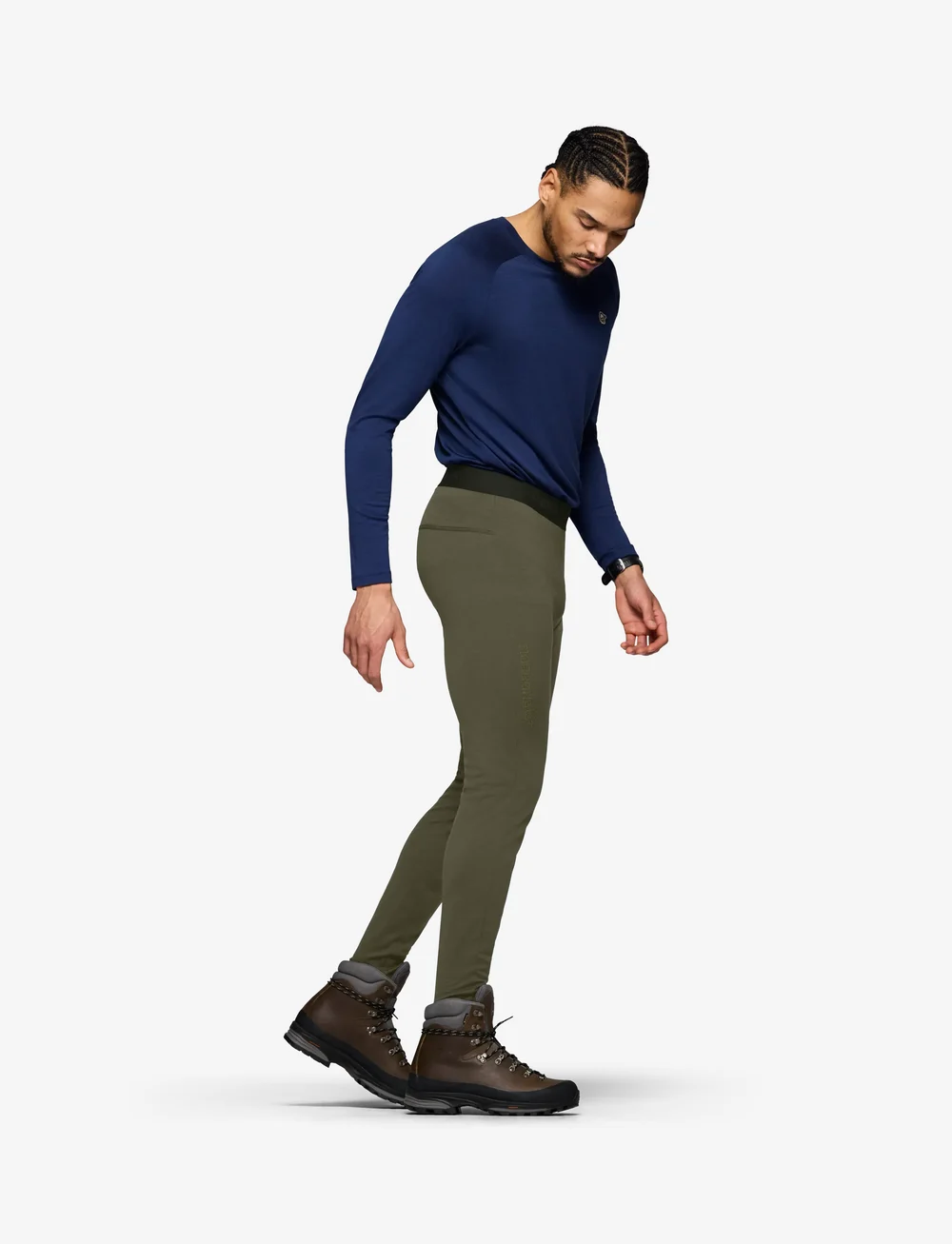 Norrøna - femund pureUll Longs M's - underställsbyxor - olive night - 5