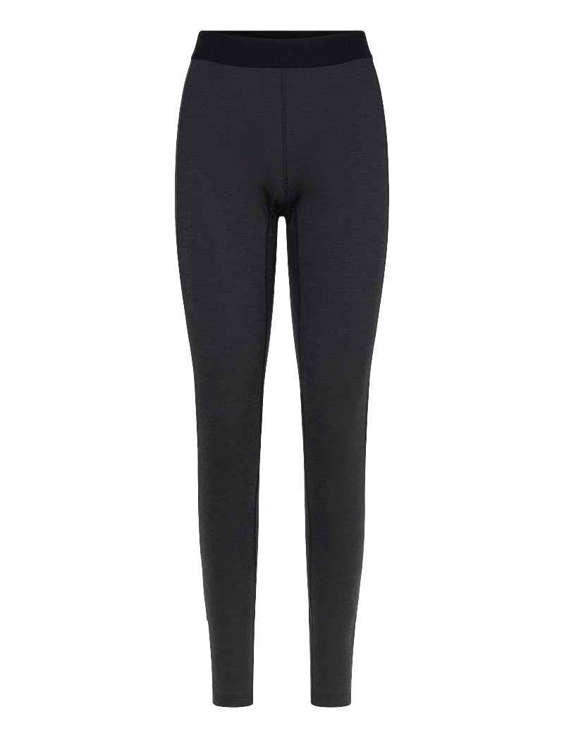 Norrøna - femund pureUll Longs W's - aluskihina kantavad püksid - caviar black - 1