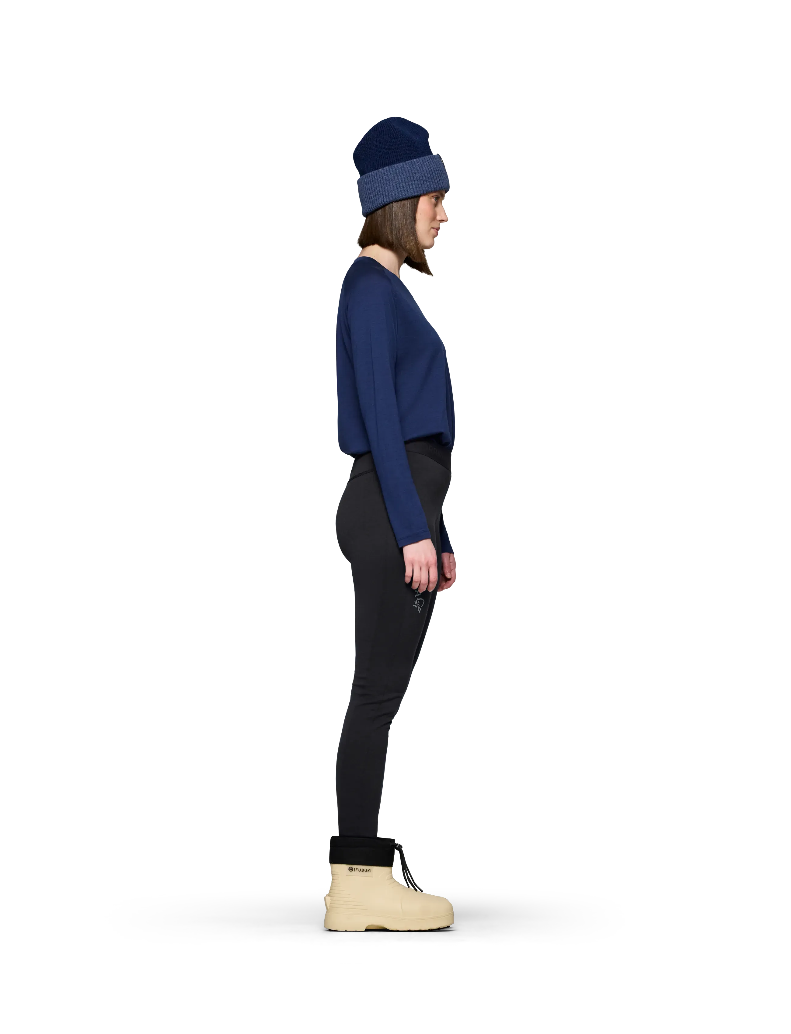 Norrøna - femund pureUll Longs W's - funkionsunterwäsche - hosen - caviar black - 4