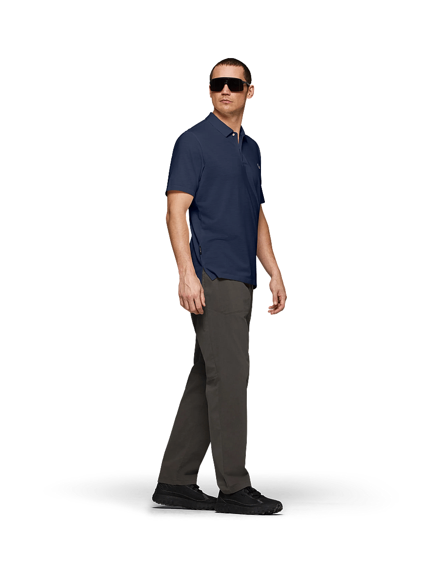 Norrøna - femund equaliserUll Polo Shirt M's - toppe & t-shirts - indigo night - 0