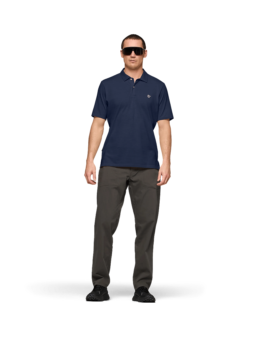 Norrøna - femund equaliserUll Polo Shirt M's - toppe & t-shirts - indigo night - 4