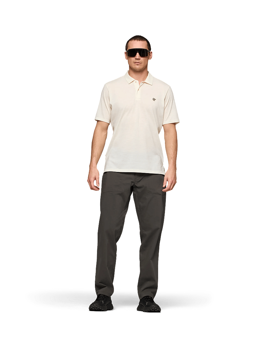 Norrøna - femund equaliserUll Polo Shirt M's - toppe & t-shirts - snow white - 0
