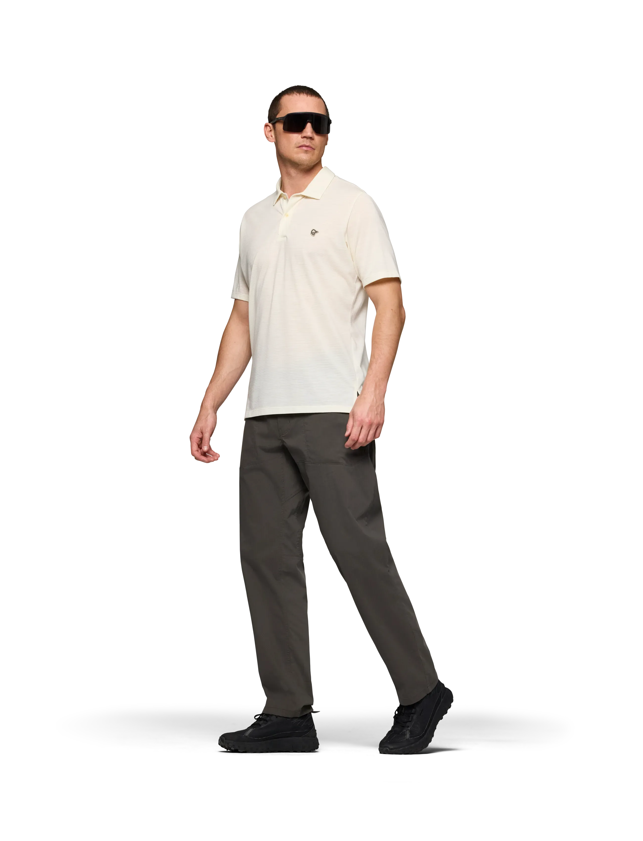 Norrøna - femund equaliserUll Polo Shirt M's - toppe & t-shirts - snow white - 5
